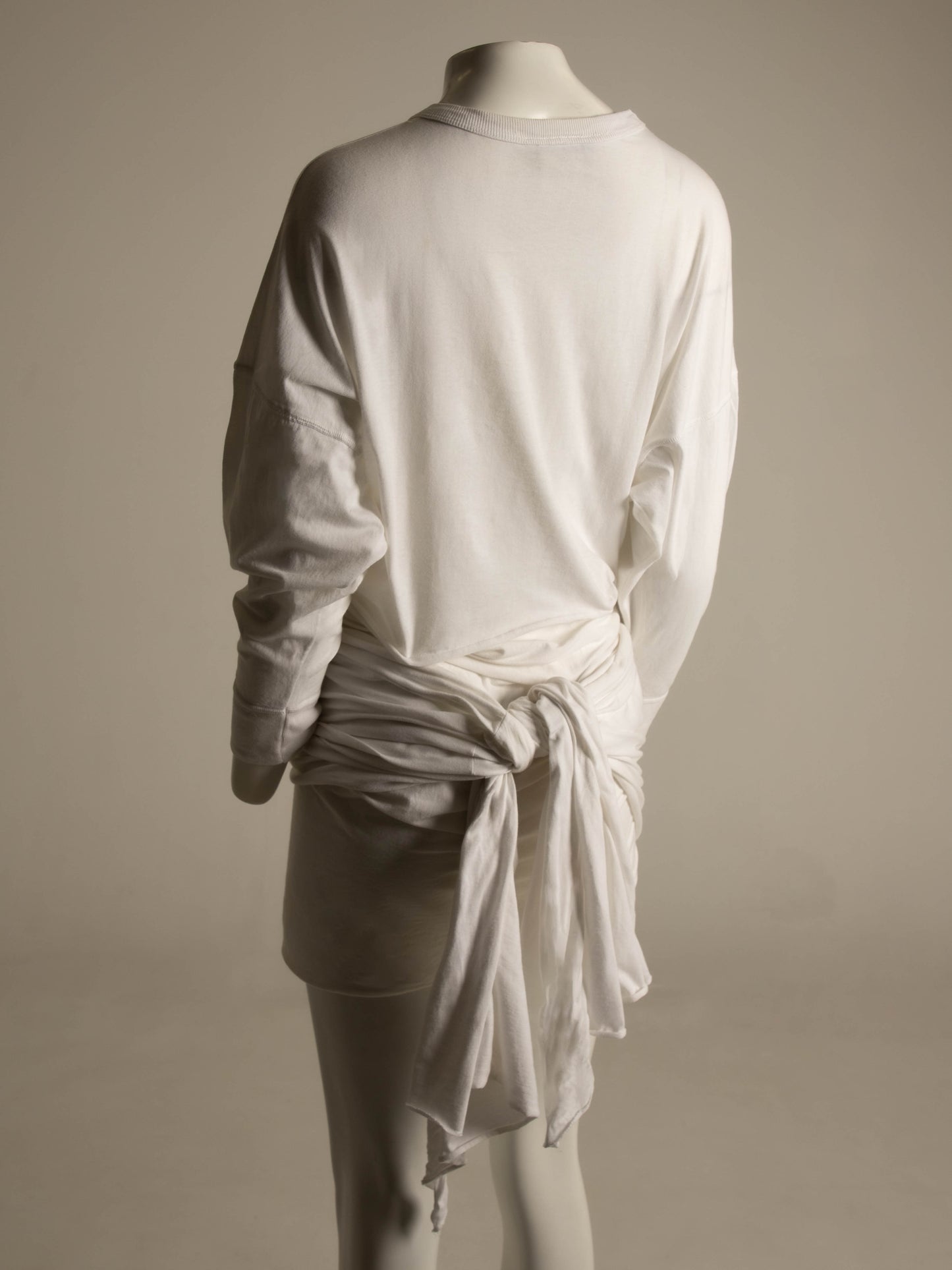 Joseph Tricot White Wrapped Dress Circa 1980s