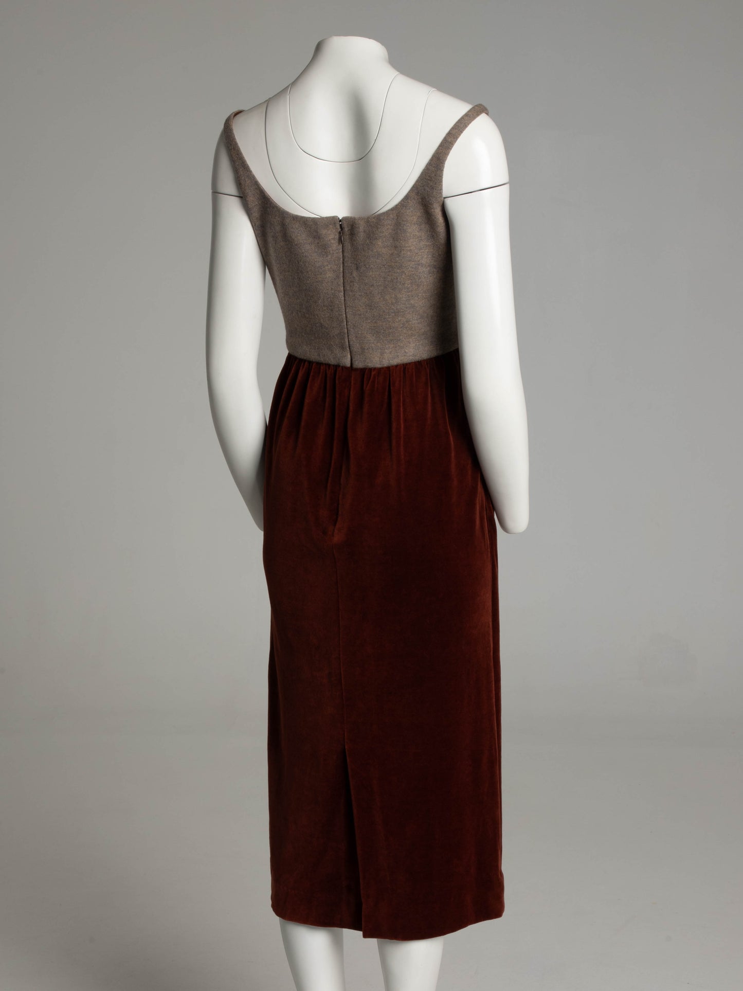 Chloé Karl Lagerfeld A/W93 Velvet Edwardian Inspired Dress