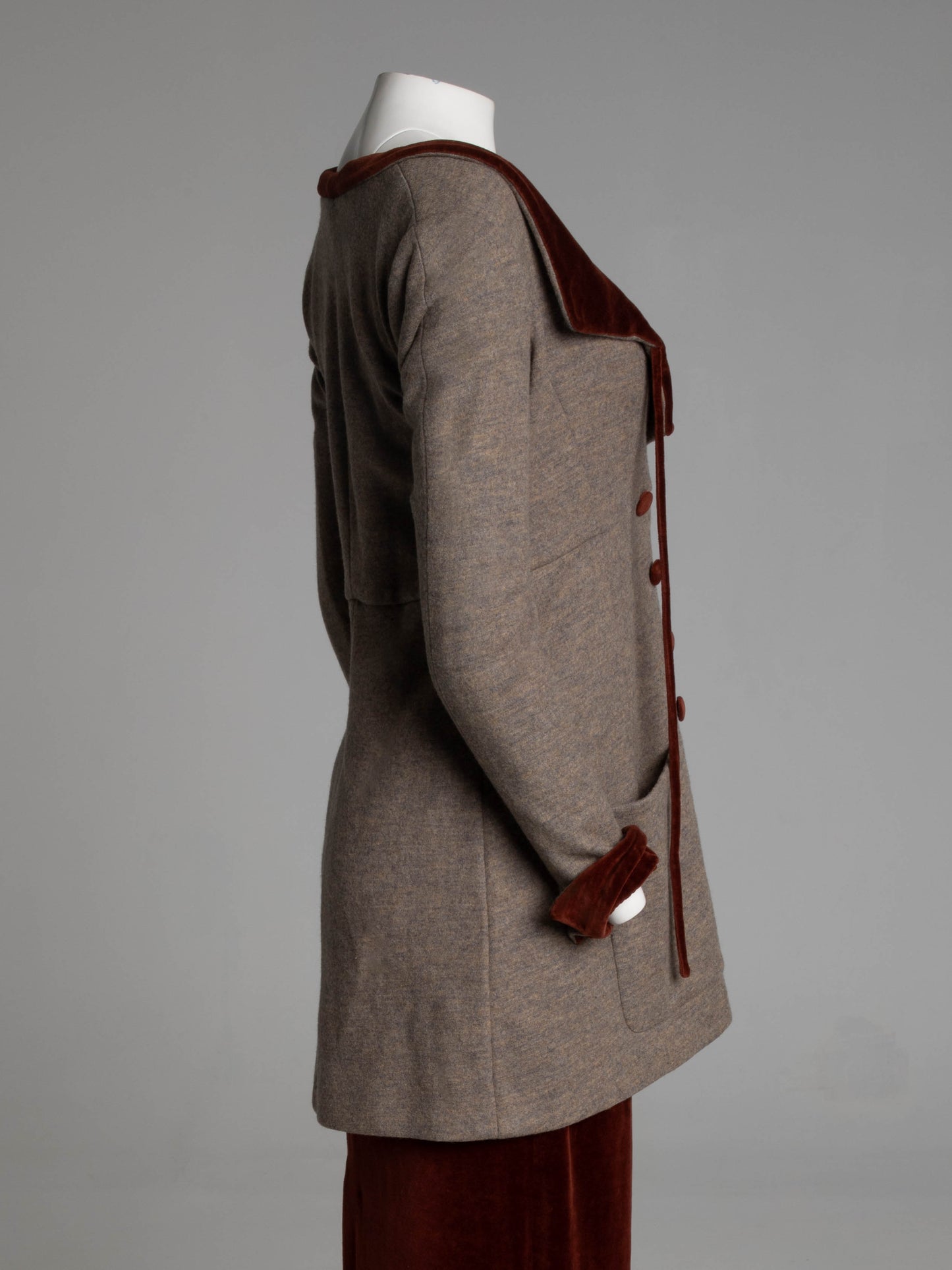 Chloé Karl Lagerfeld A/W93 Velvet Edwardian Inspired Jacket