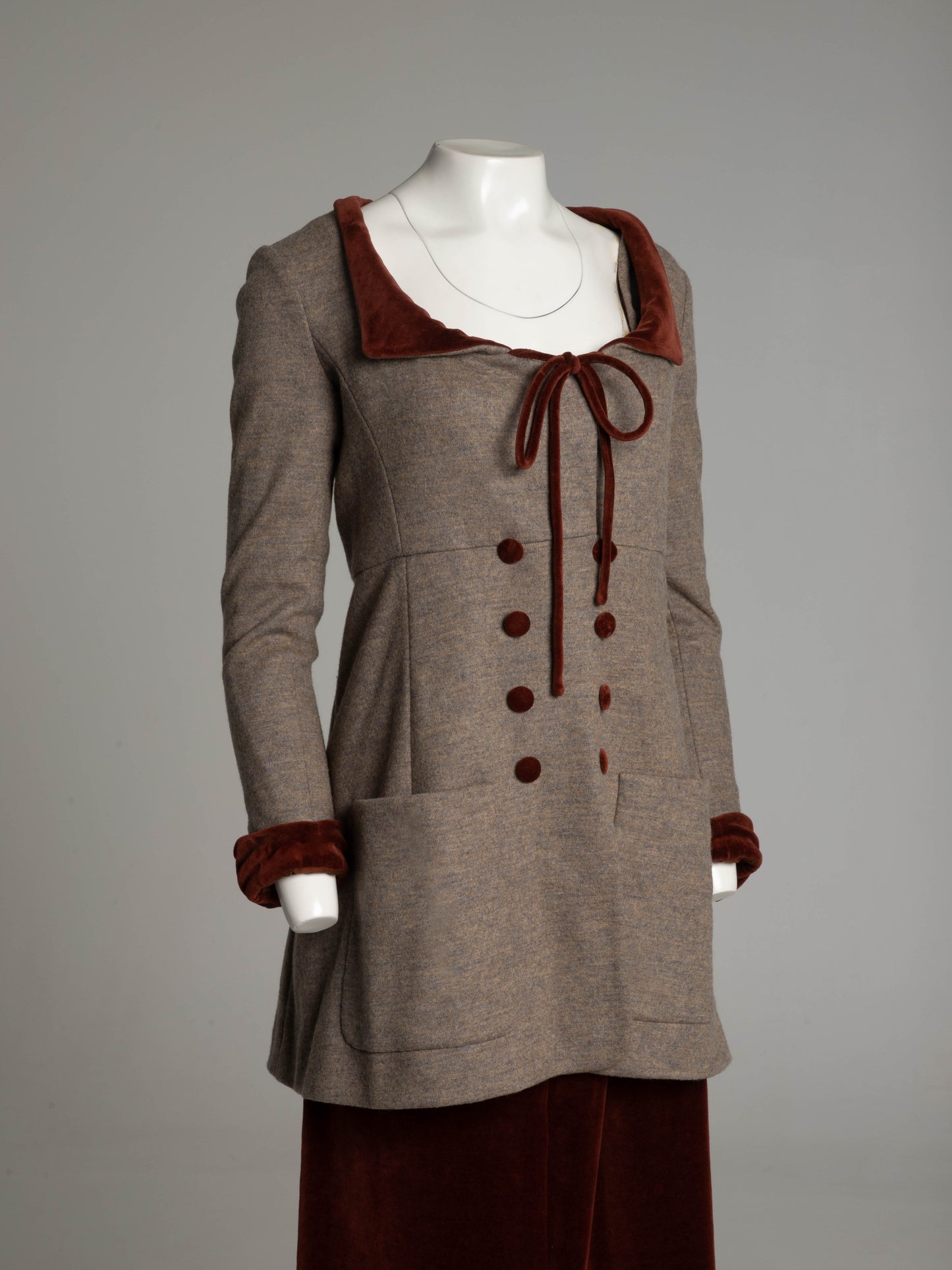 Chloé Karl Lagerfeld A/W93 Velvet Edwardian Inspired Jacket