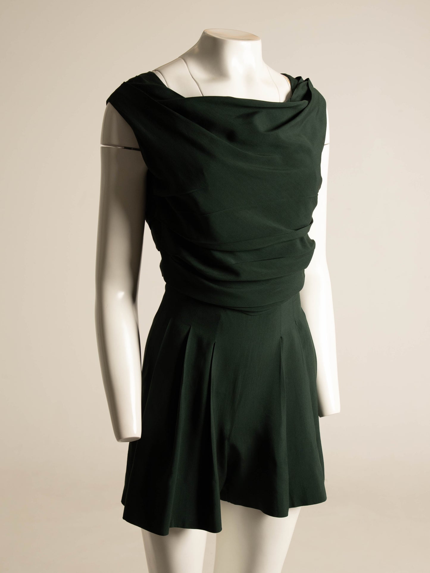 Tráfico de Modas Dark Green Jumpsuit