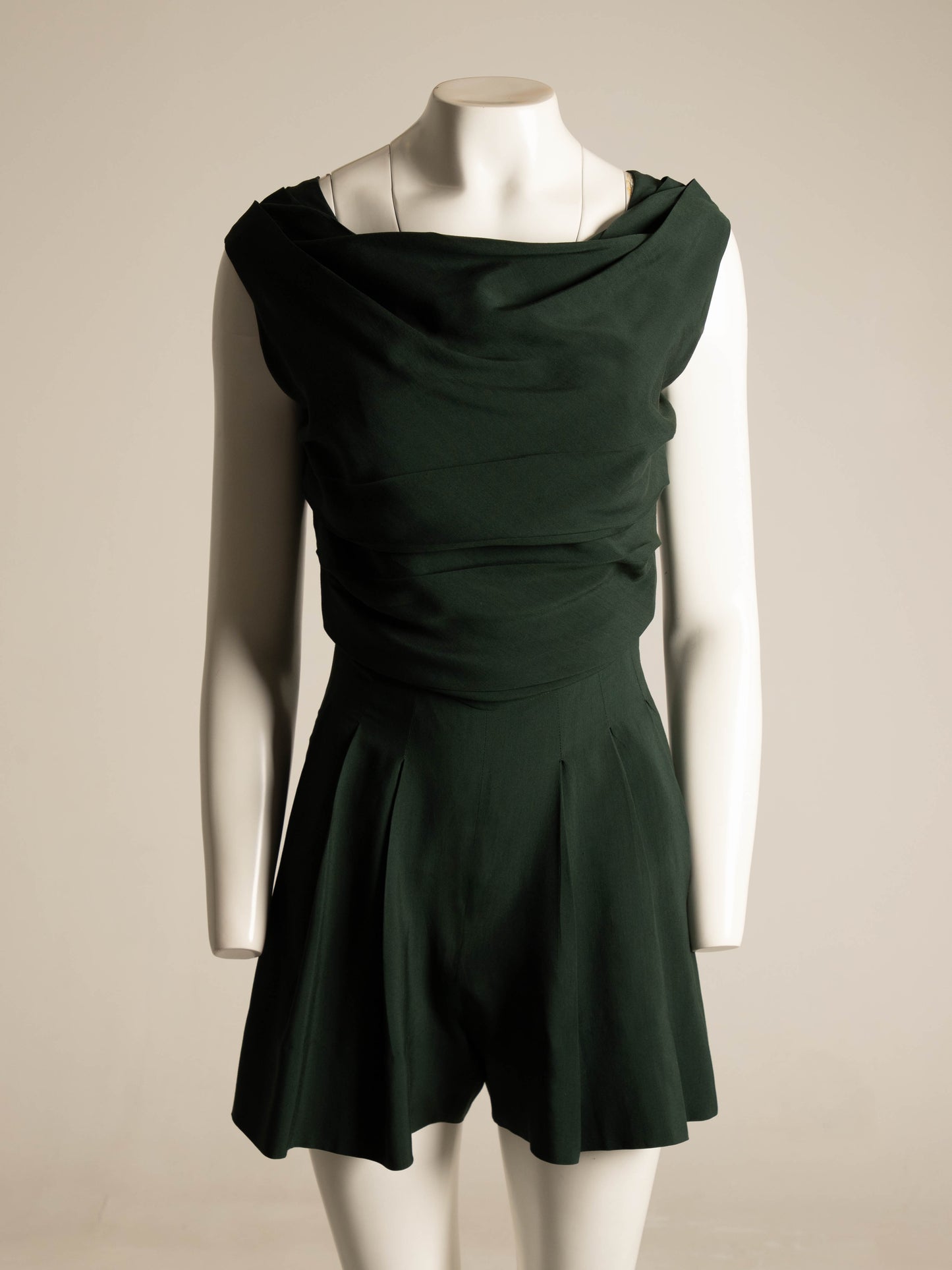Tráfico de Modas Dark Green Jumpsuit