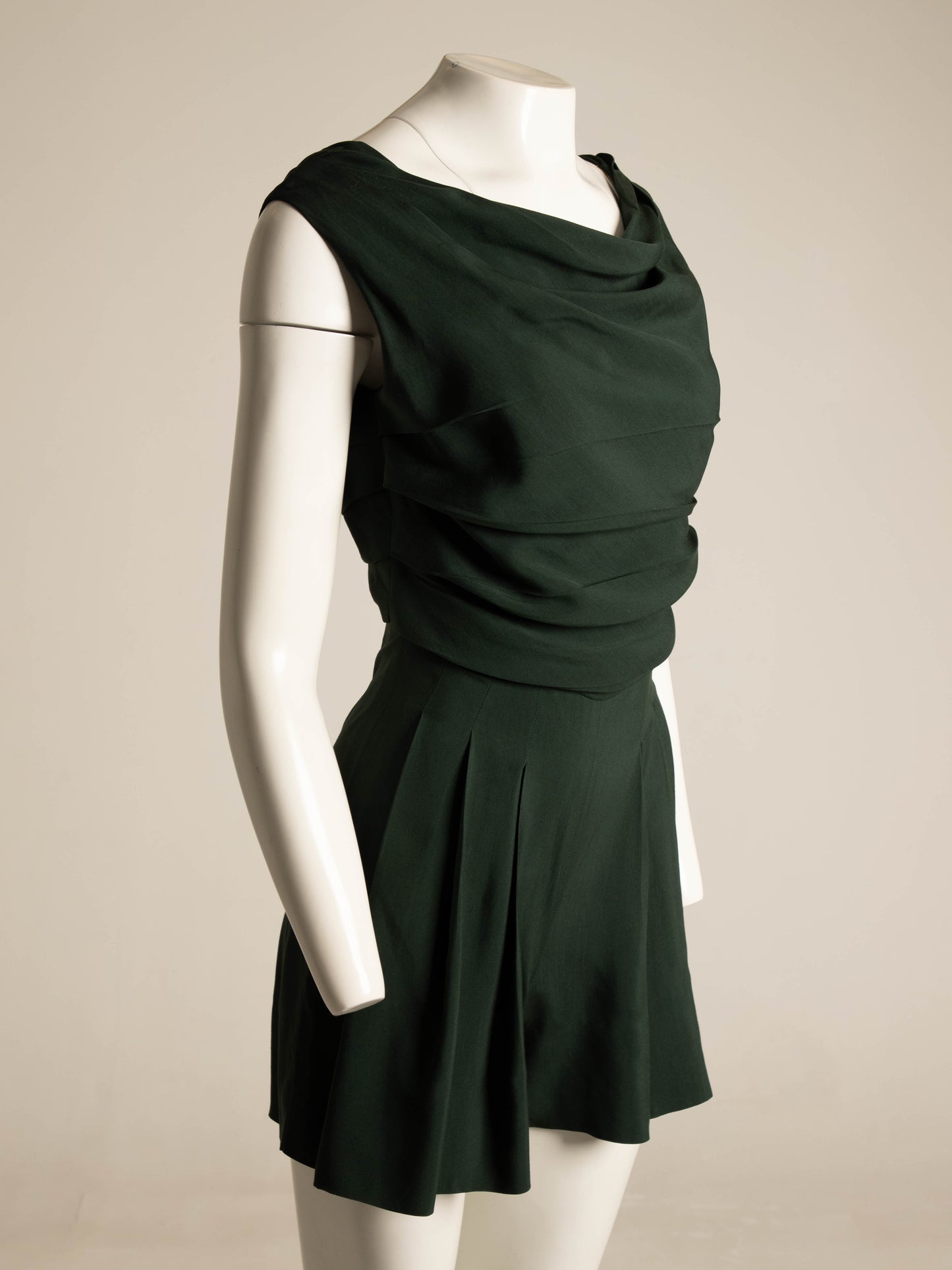 Tráfico de Modas Dark Green Jumpsuit