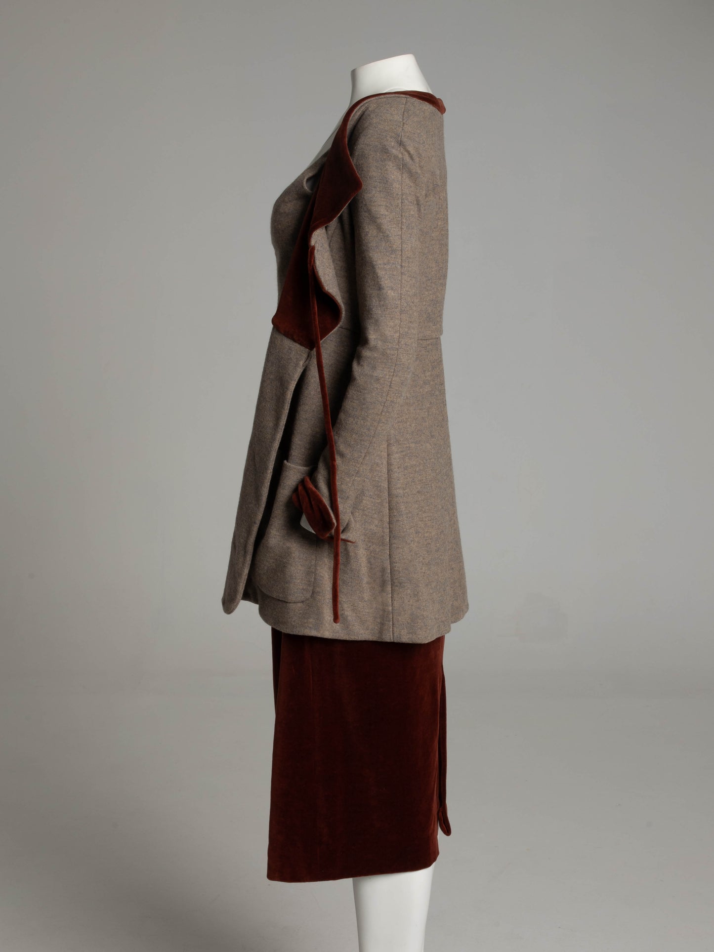Chloé Karl Lagerfeld A/W93 Velvet Edwardian Inspired Jacket