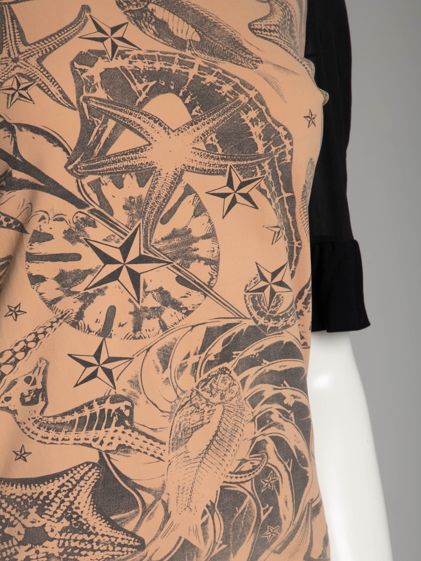 BodyMap 1983 Hilde Smith Seashell Print Top