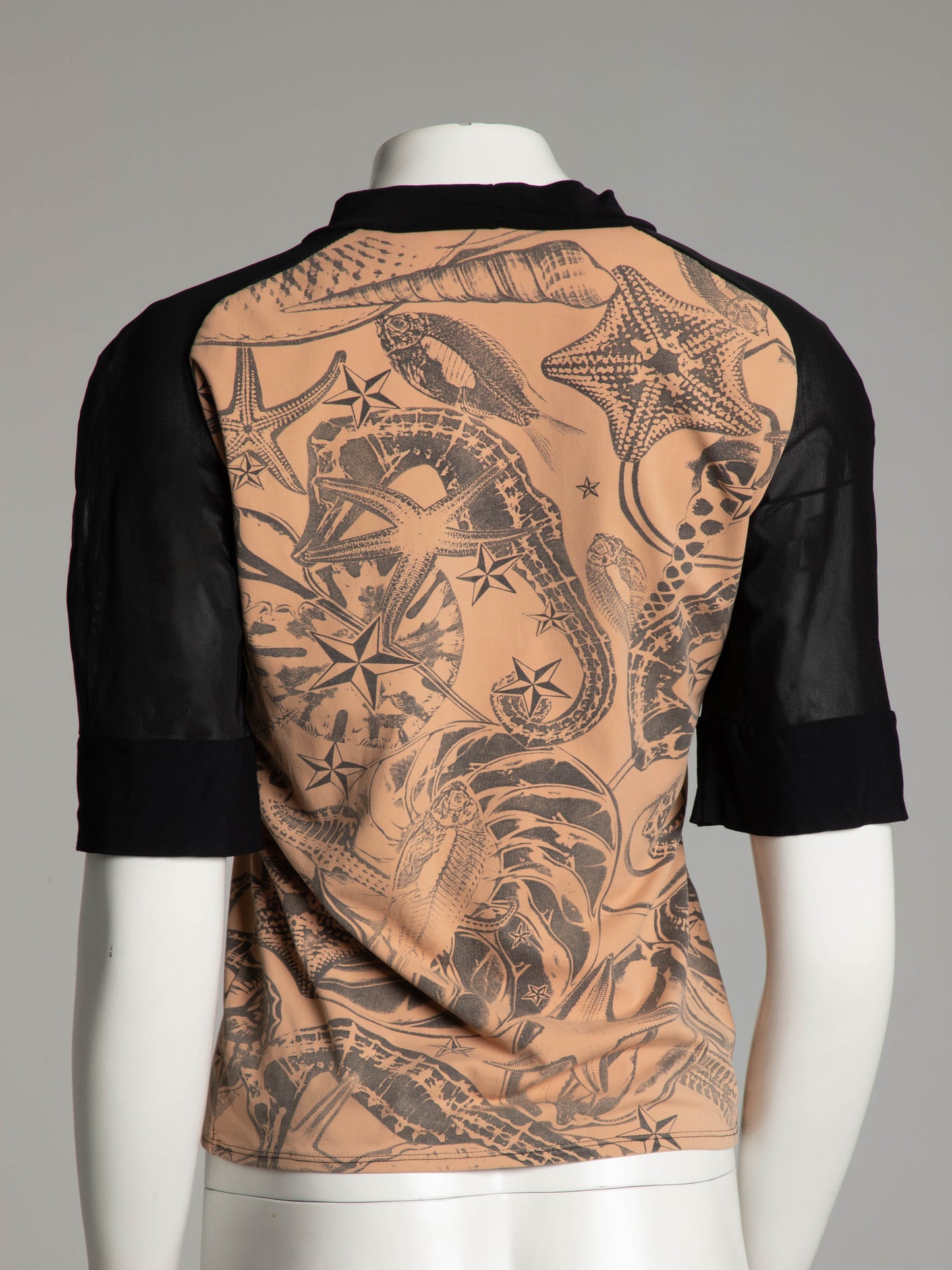 BodyMap 1983 Hilde Smith Seashell Print Top
