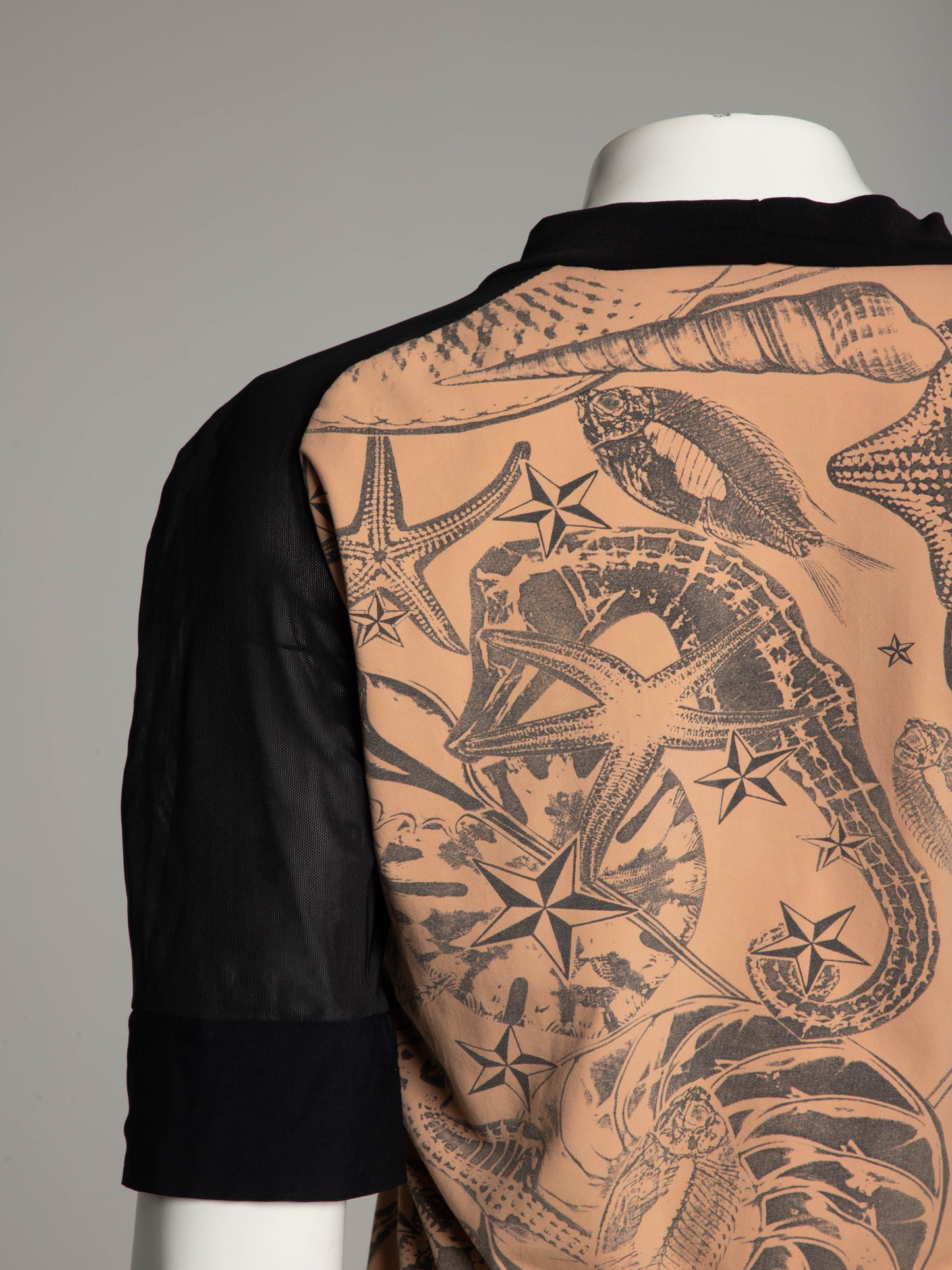 BodyMap 1983 Hilde Smith Seashell Print Top