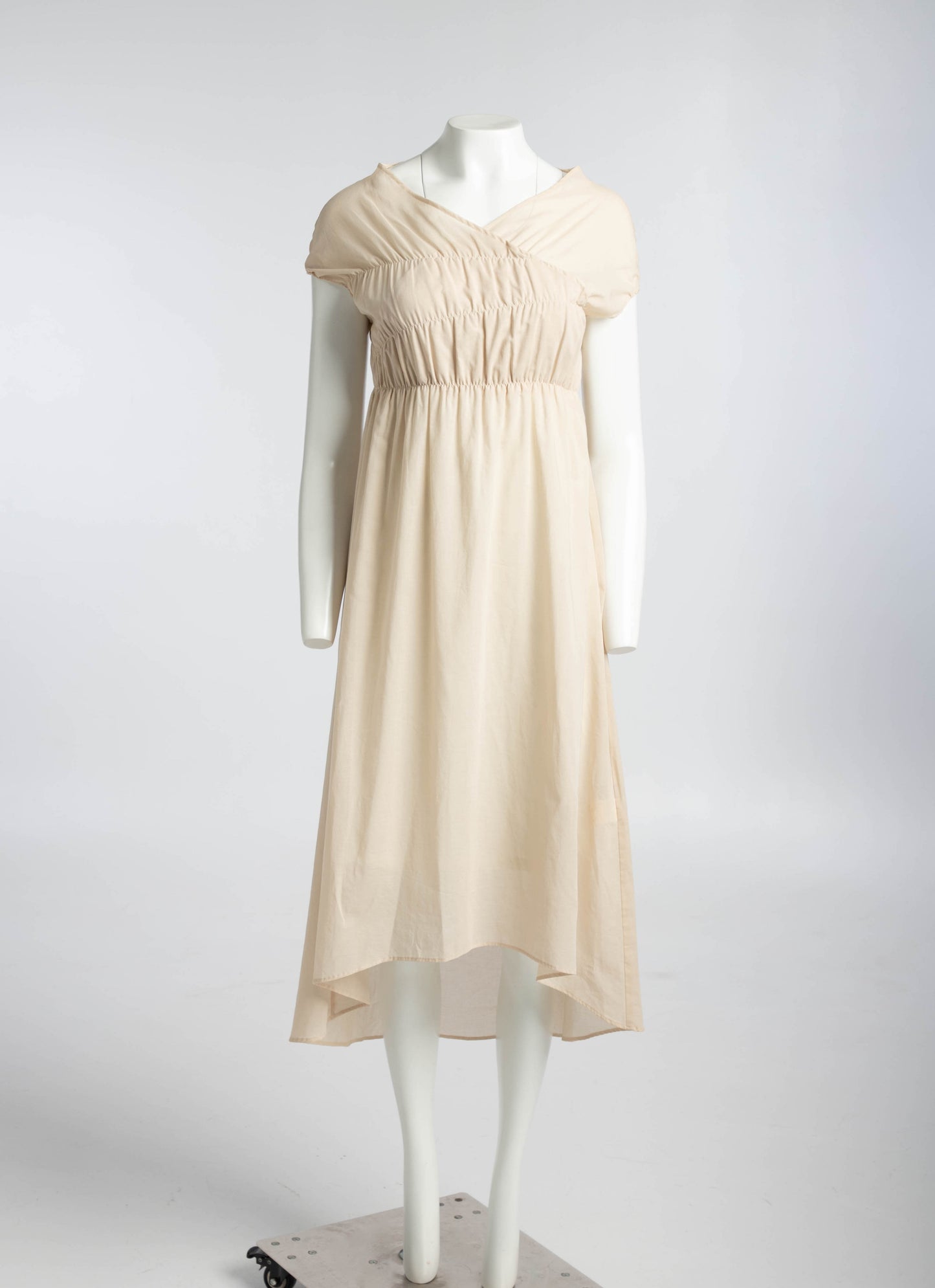 Romeo Gigli - G Gigli Cream Grecian Dress