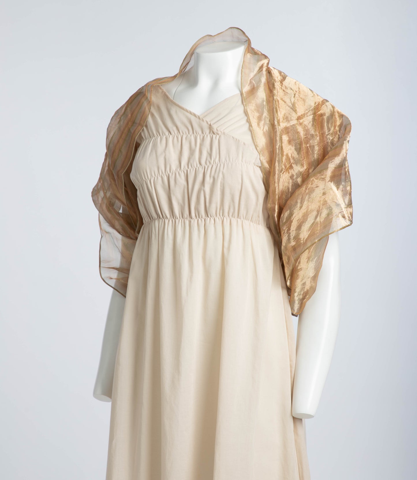 Romeo Gigli - G Gigli Cream Grecian Dress