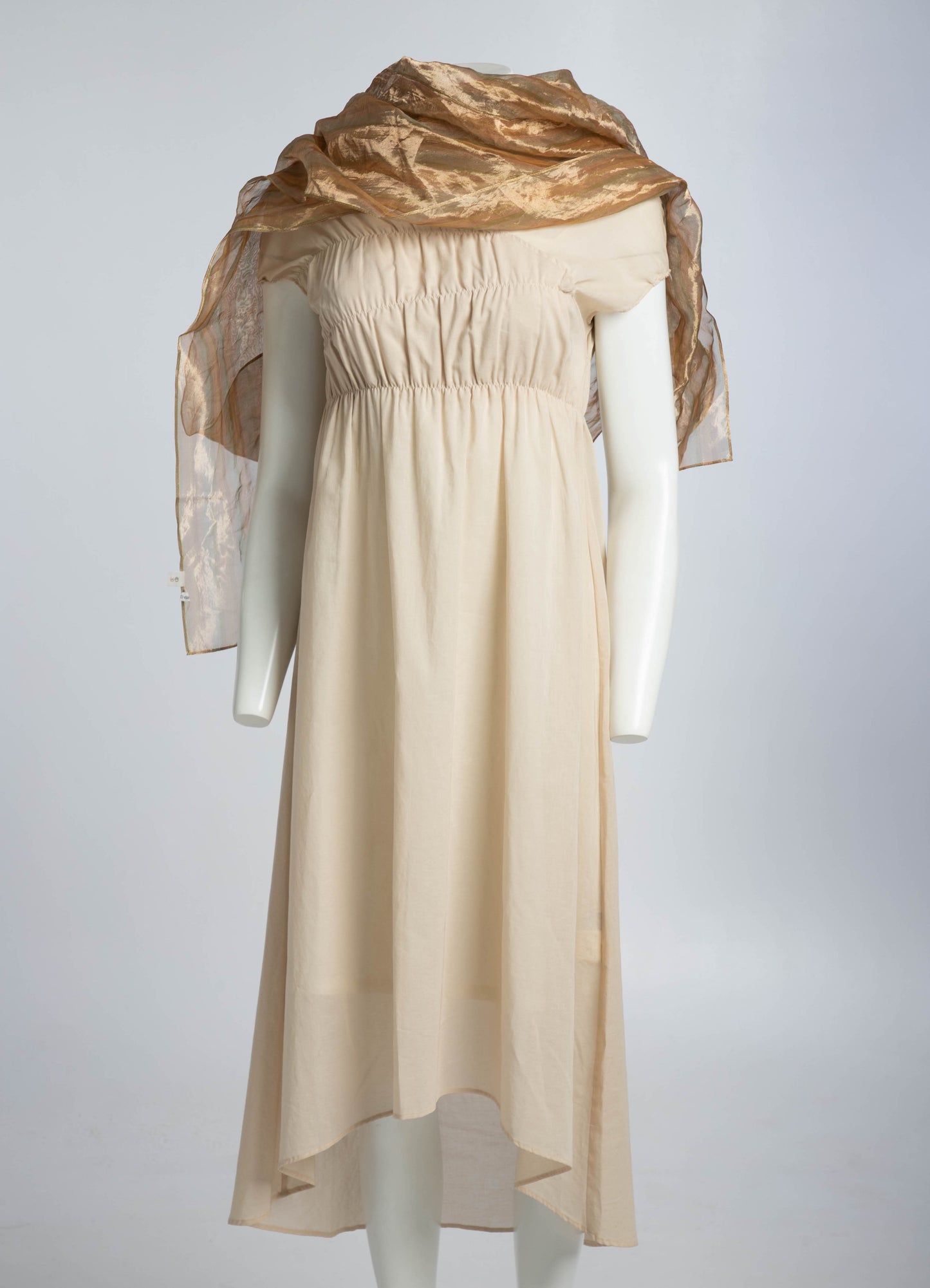 Romeo Gigli - G Gigli Cream Grecian Dress