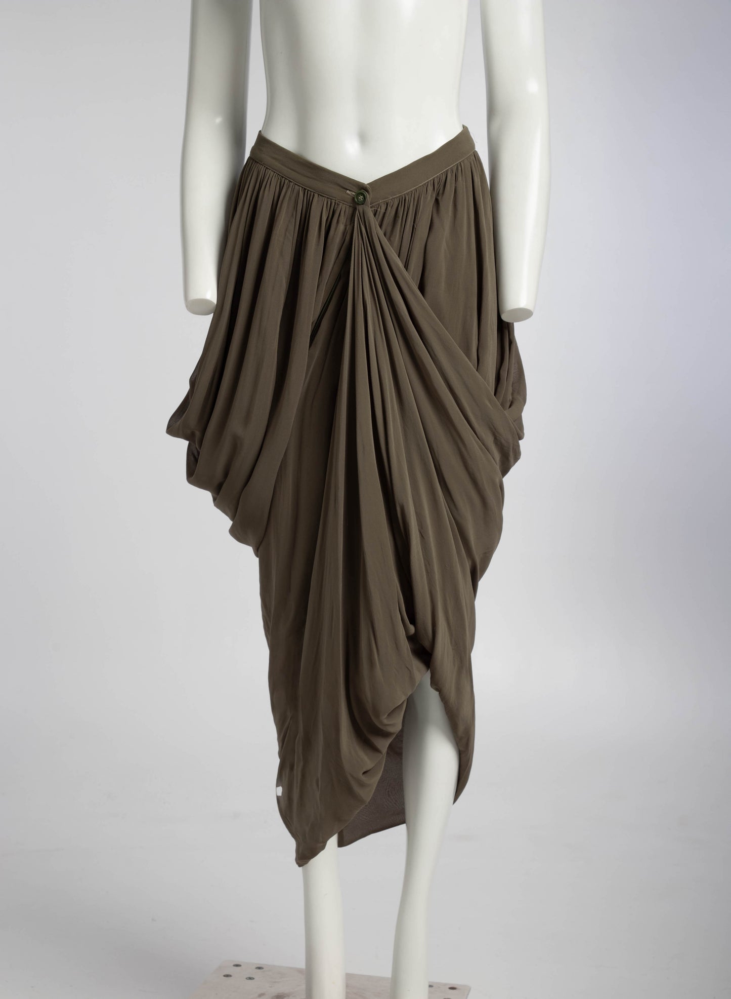 Dolce & Gabbana S/S 1990 Draped Trouser Skirt