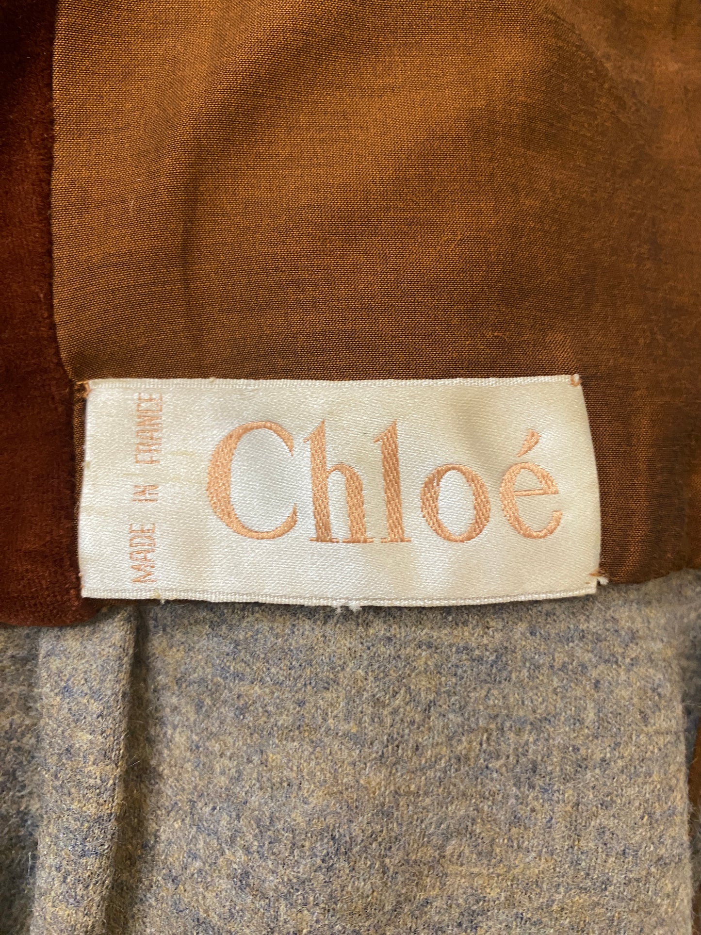 Chloé Karl Lagerfeld A/W93 Velvet Edwardian Inspired Jacket