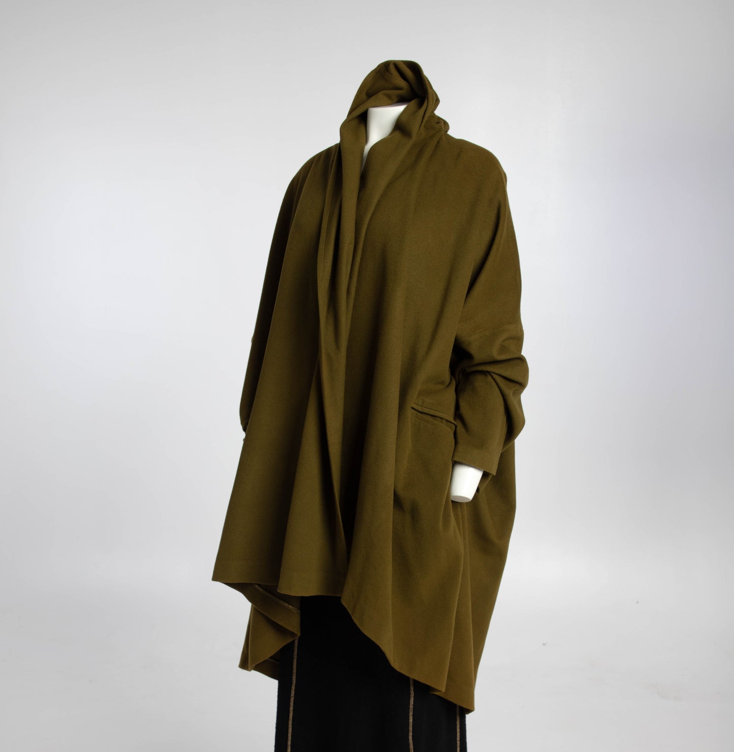 Dolce & Gabbana A/W 1990 Khaki Wool Coat
