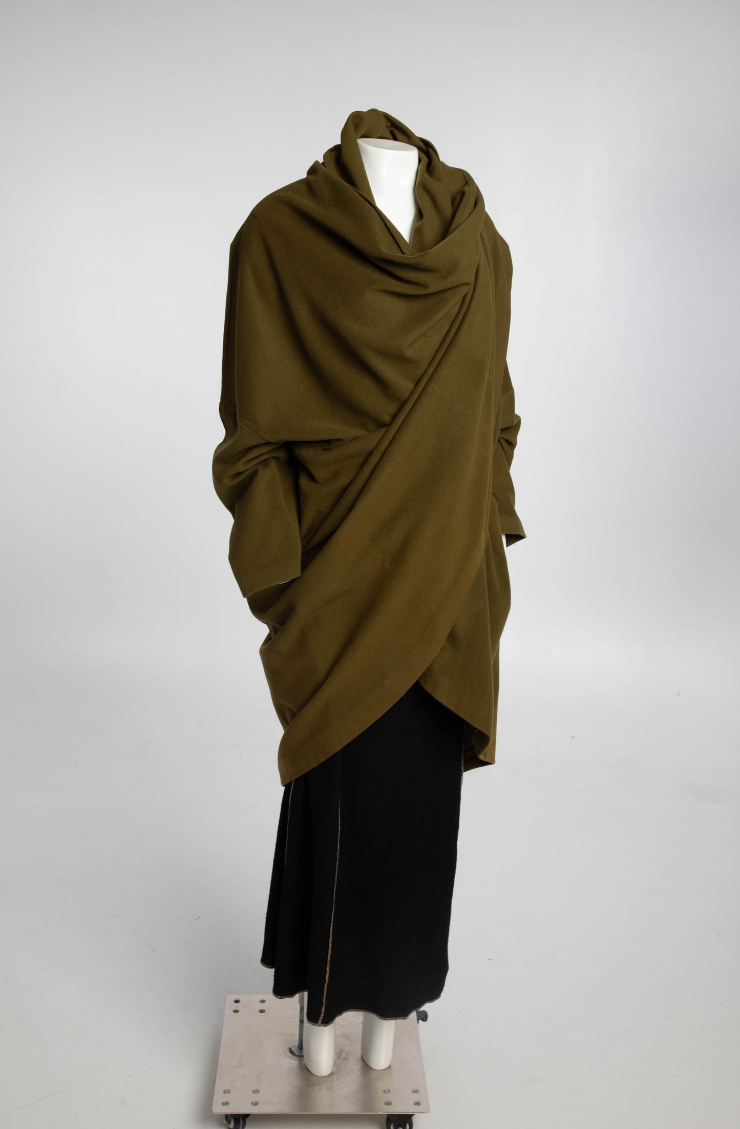 Dolce & Gabbana A/W 1990 Khaki Wool Coat