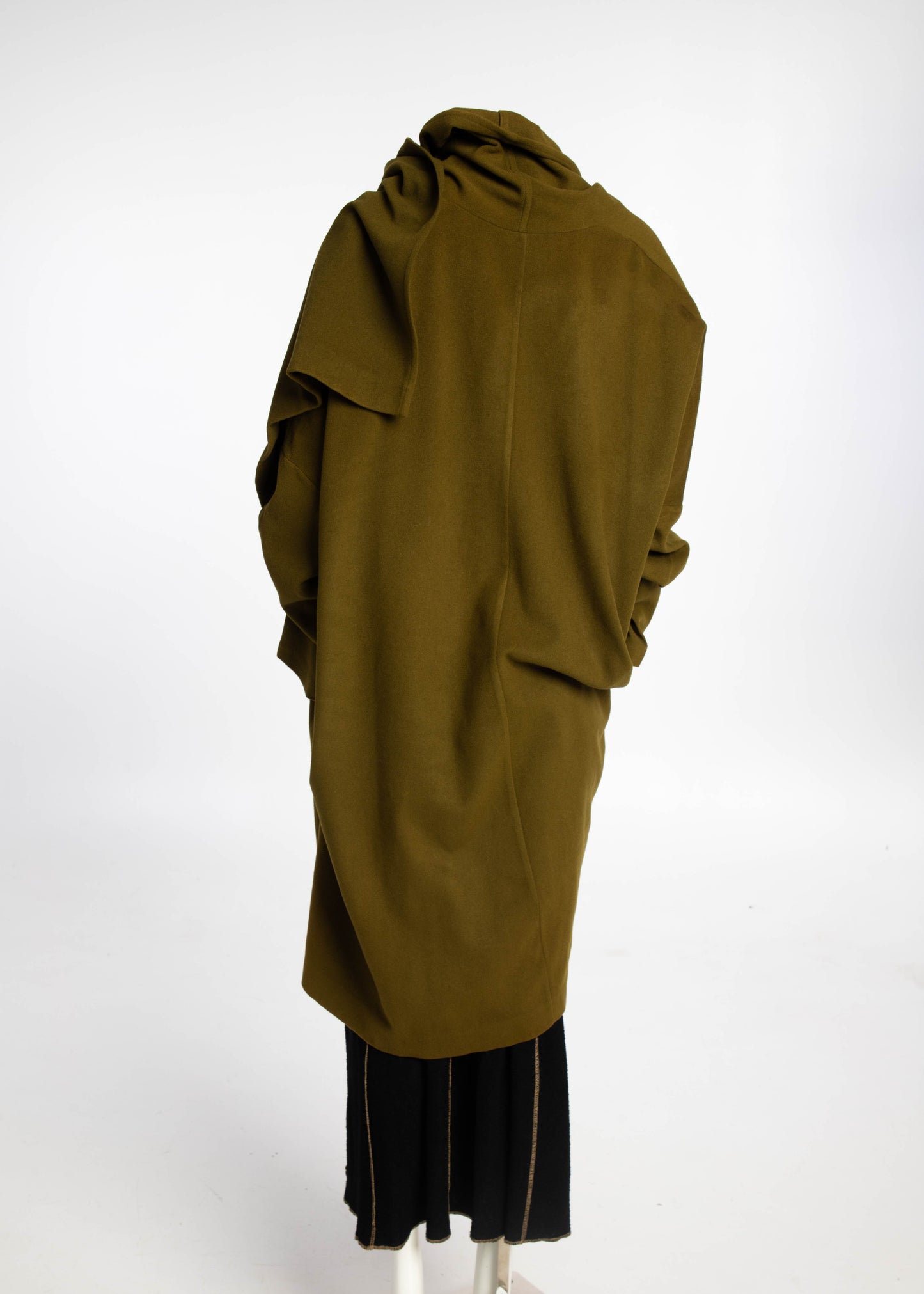 Dolce & Gabbana A/W 1990 Khaki Wool Coat
