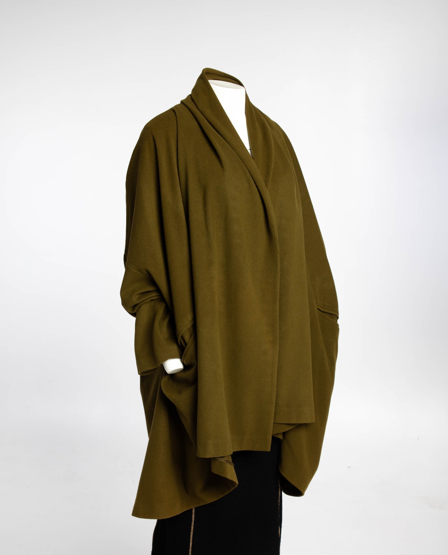 Dolce & Gabbana A/W 1990 Khaki Wool Coat