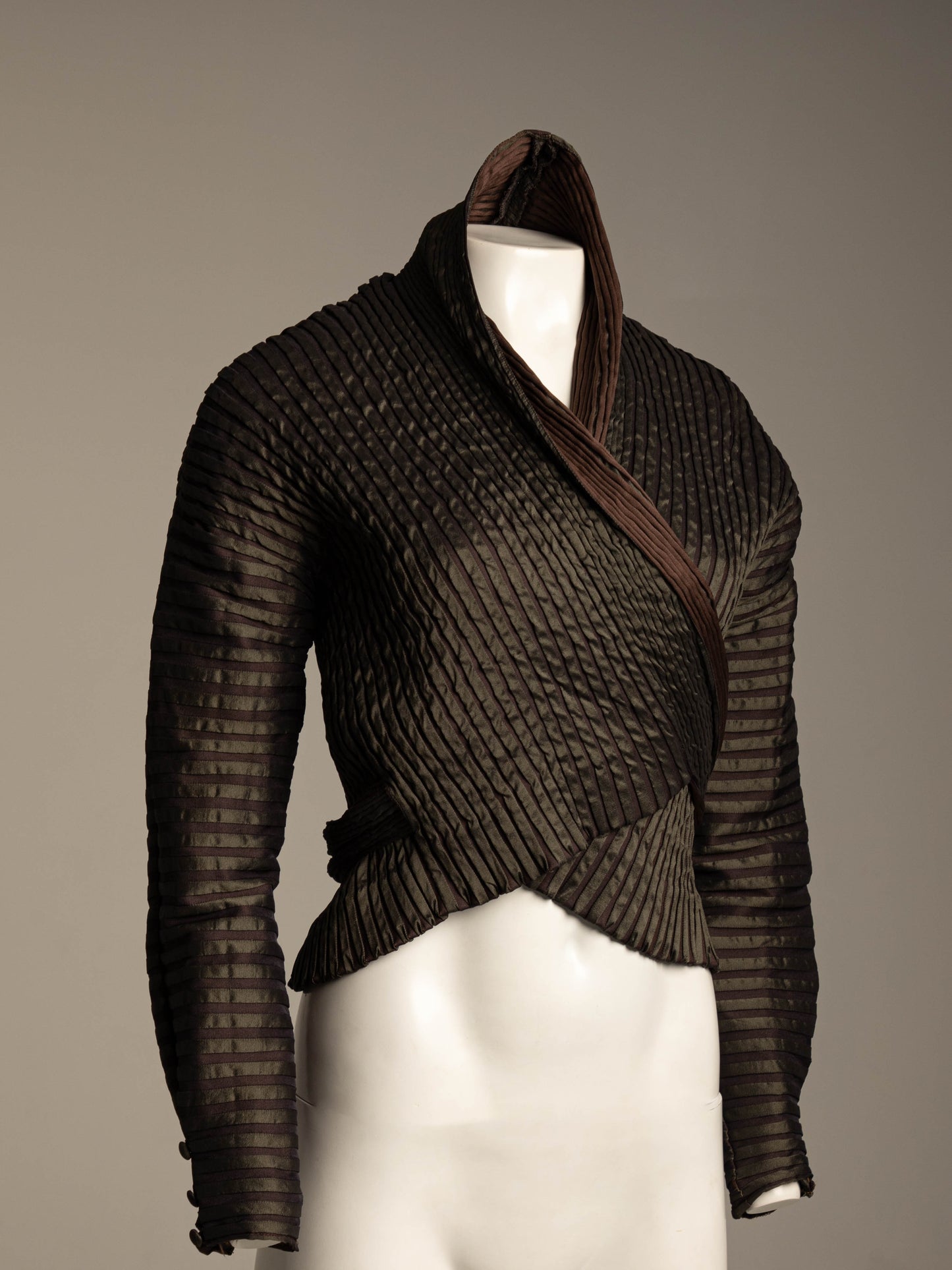 Romeo Gigli 1989 Accordion Pleated Top