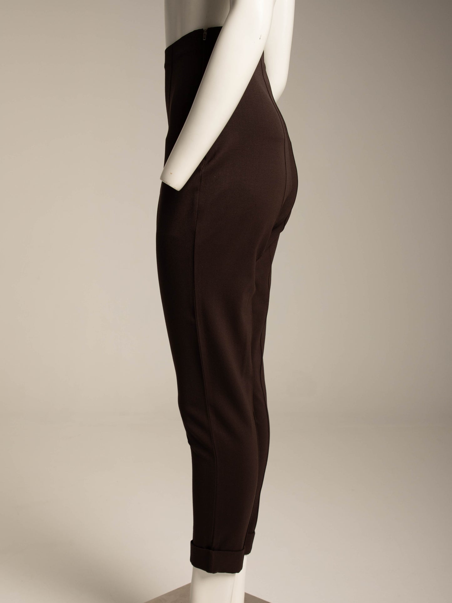 Romeo Gigli A/W 1990 Brown High Waisted Trousers