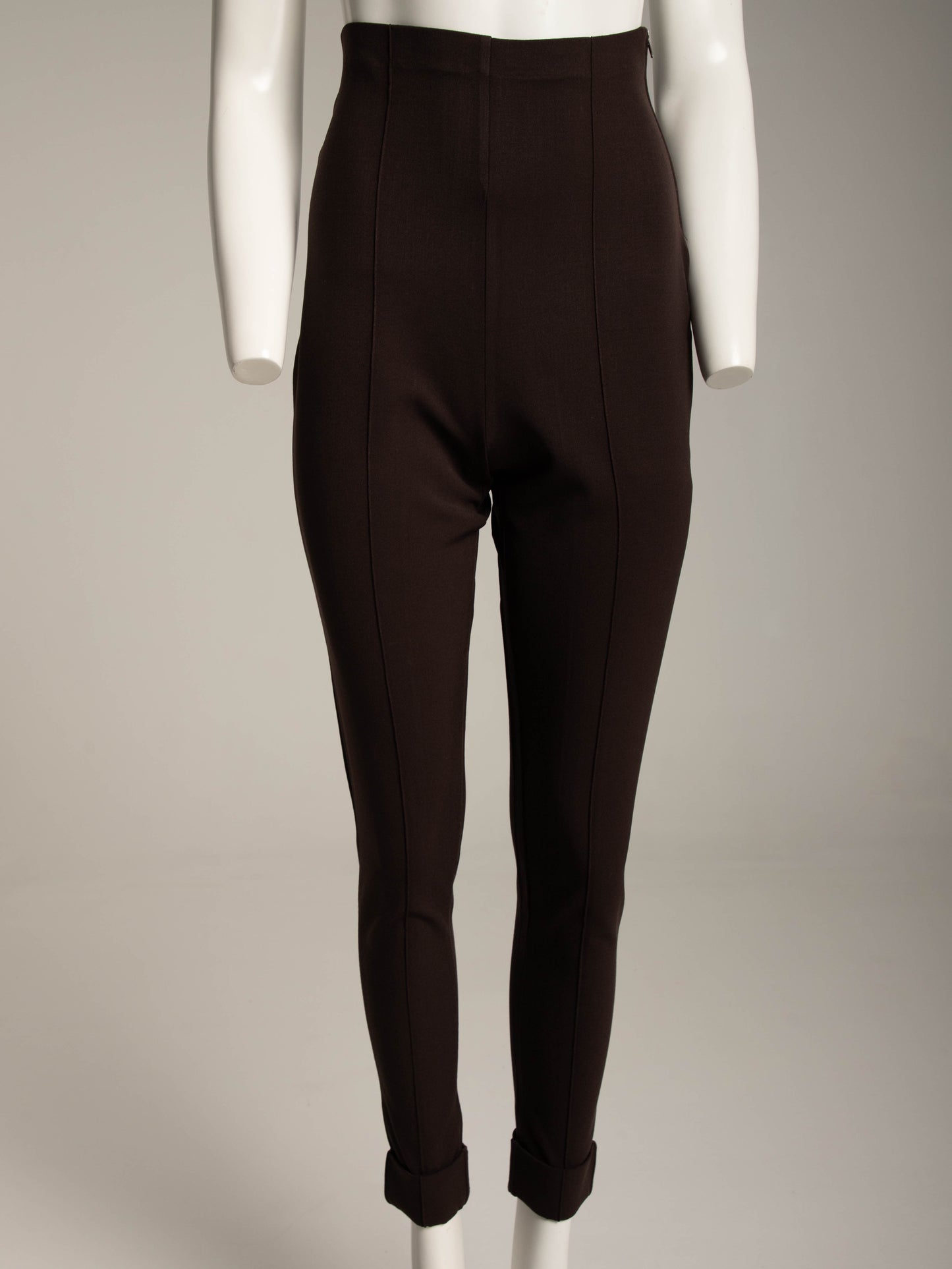 Romeo Gigli A/W 1990 Brown High Waisted Trousers