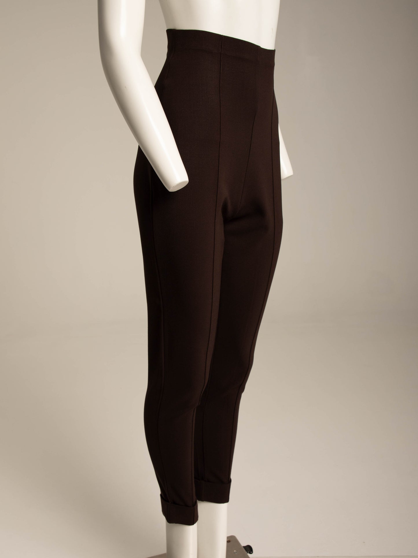Romeo Gigli A/W 1990 Brown High Waisted Trousers