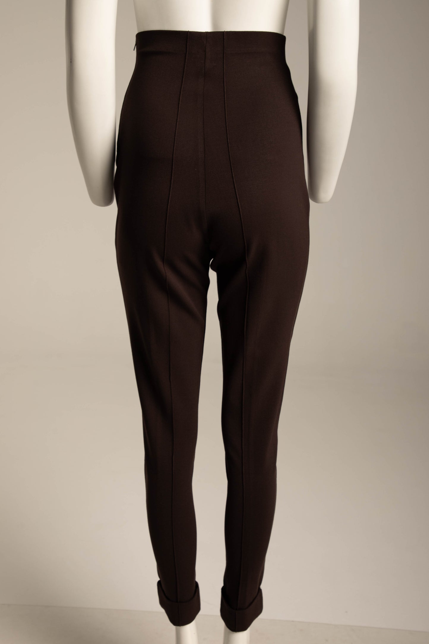 Romeo Gigli A/W 1990 Brown High Waisted Trousers