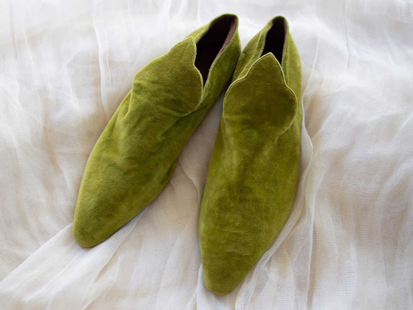Romeo Gigli Casadei Green Velvet Furlane