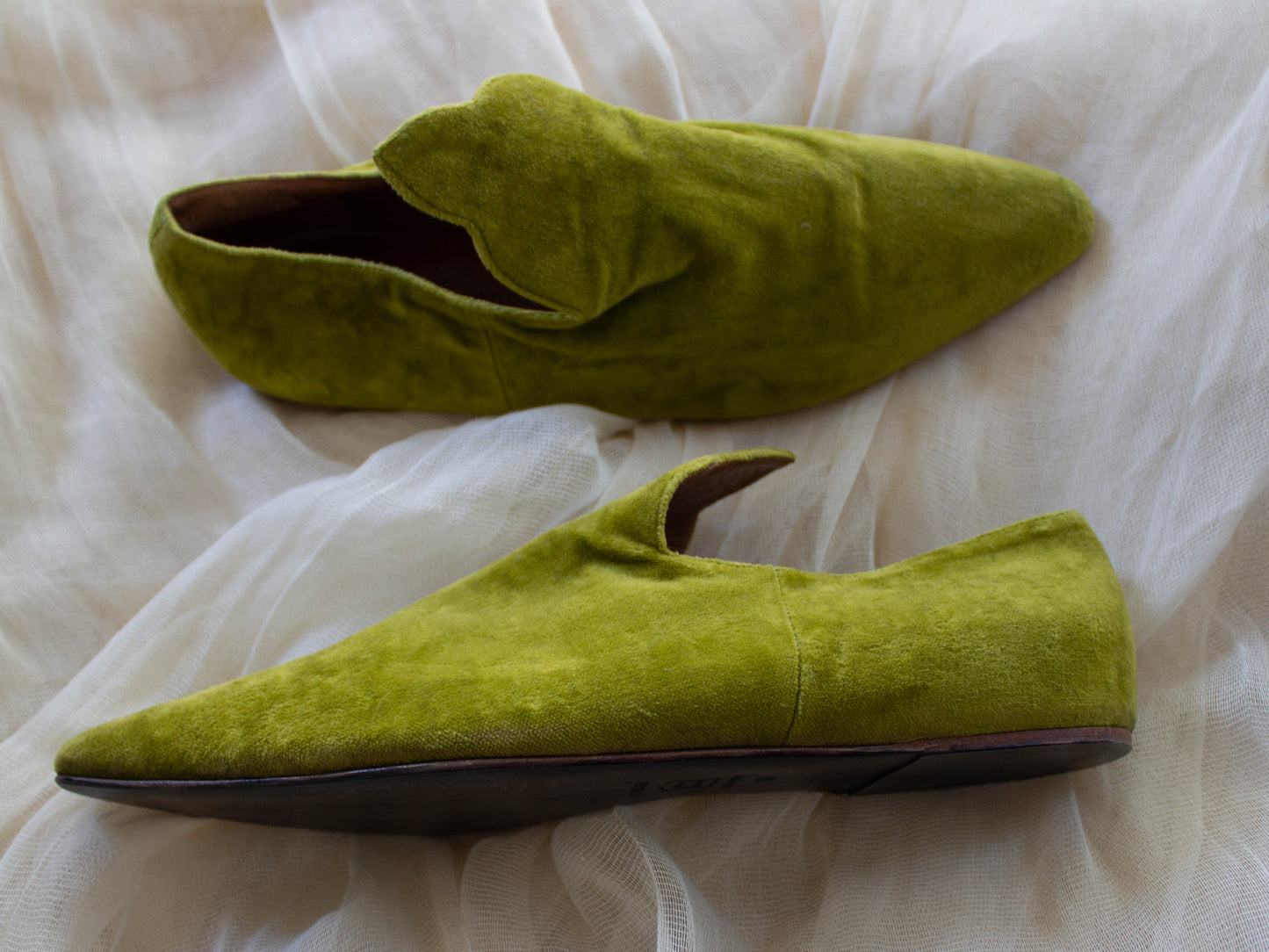 Romeo Gigli Casadei Green Velvet Furlane