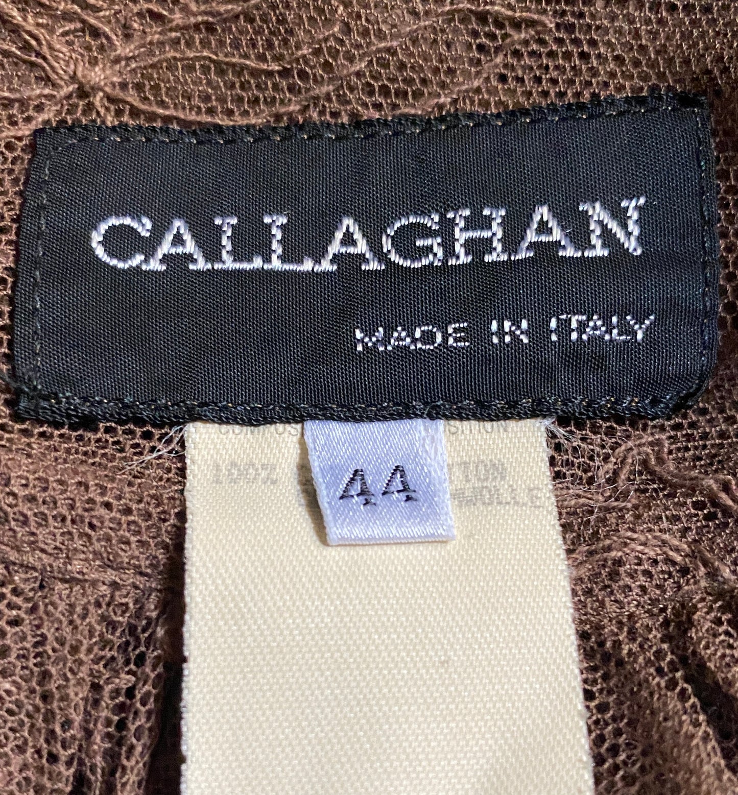 Callaghan Romeo Gigli Era Ethereal Embroidered Mesh Skirt