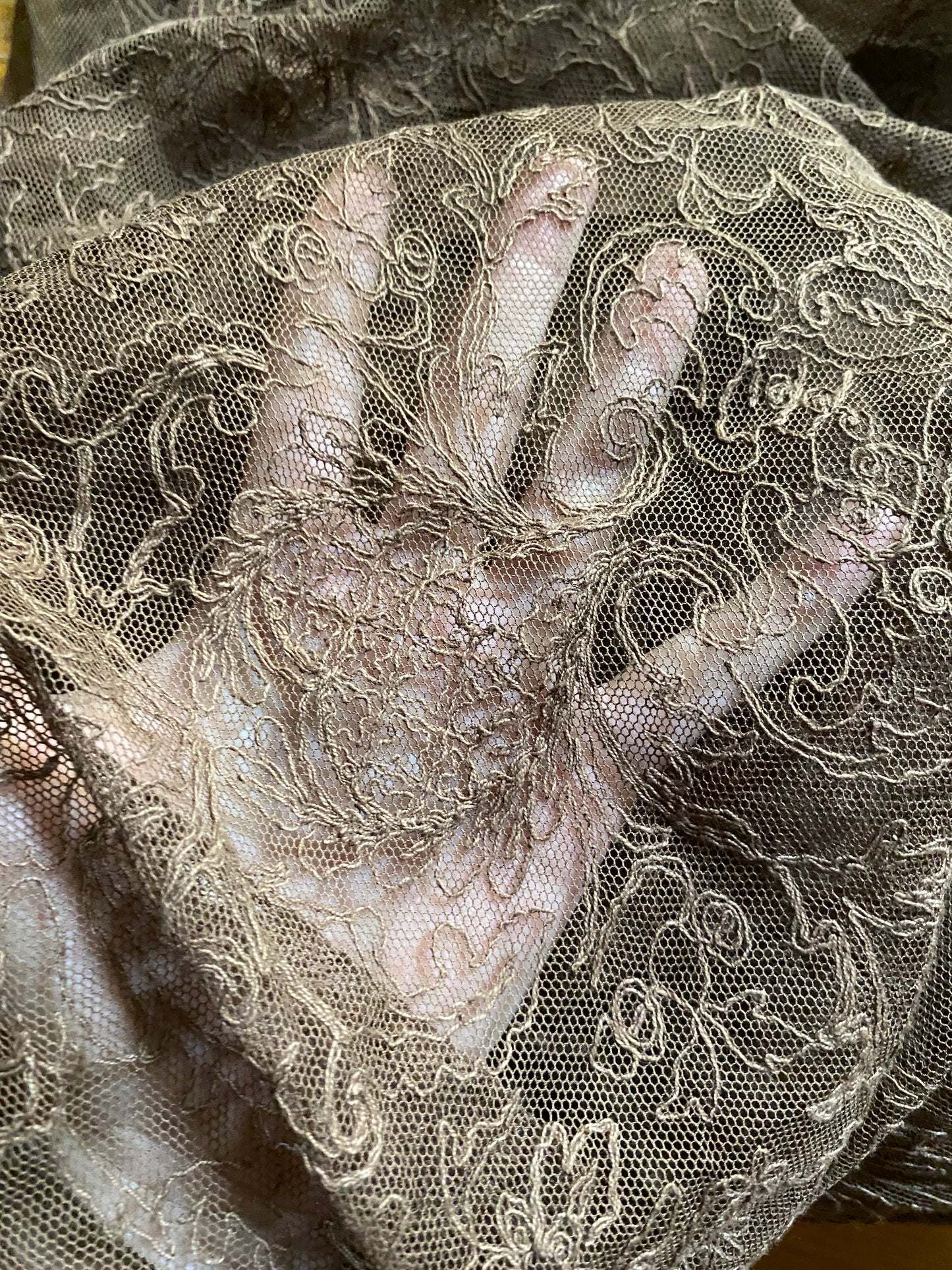 Callaghan Romeo Gigli Era Ethereal Embroidered Mesh Skirt