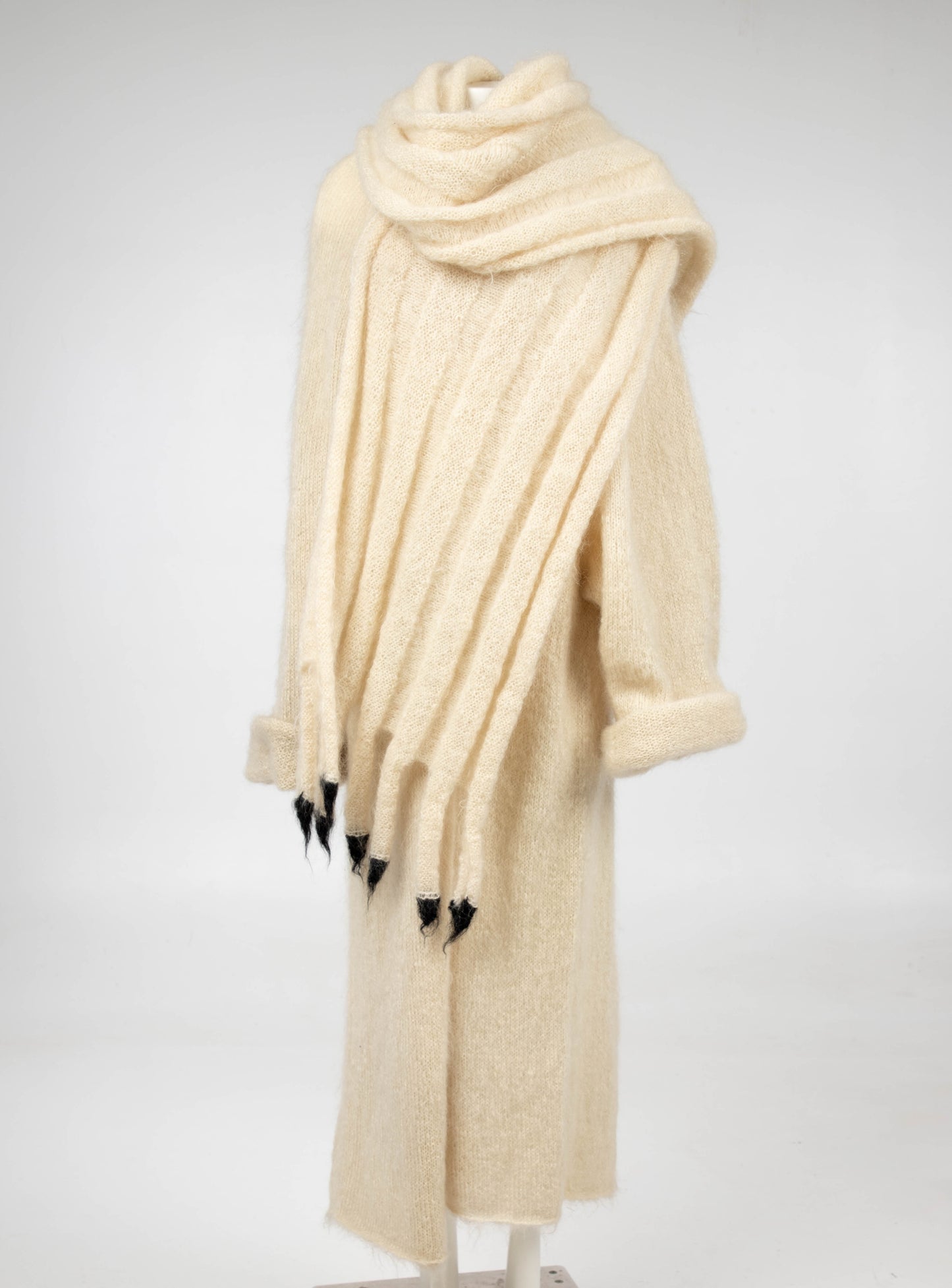 The Hand Knit Company Mohair Long Wool Coat