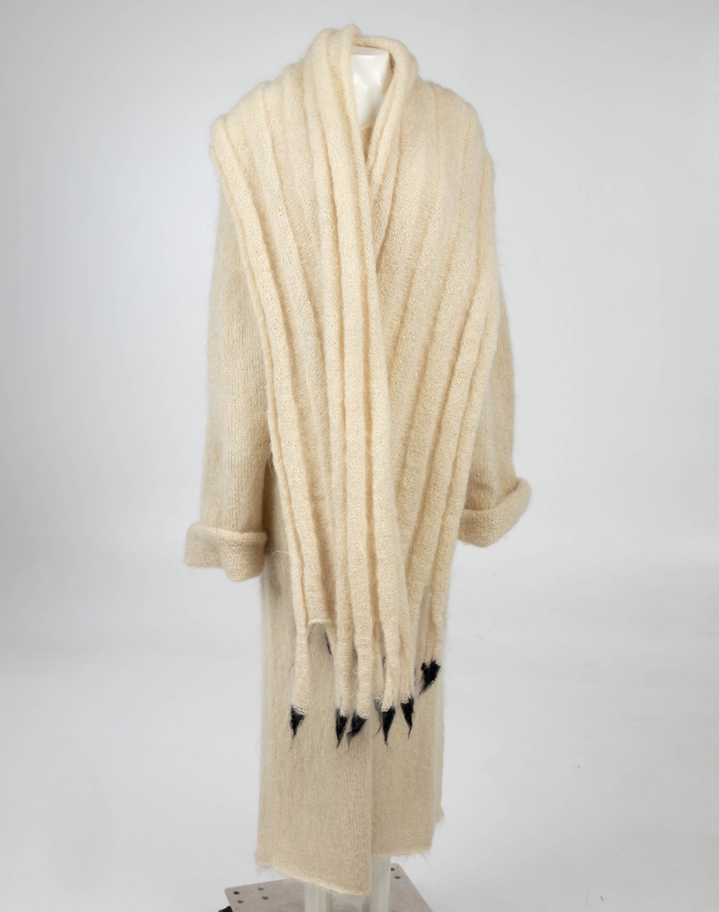 The Hand Knit Company Mohair Long Wool Coat