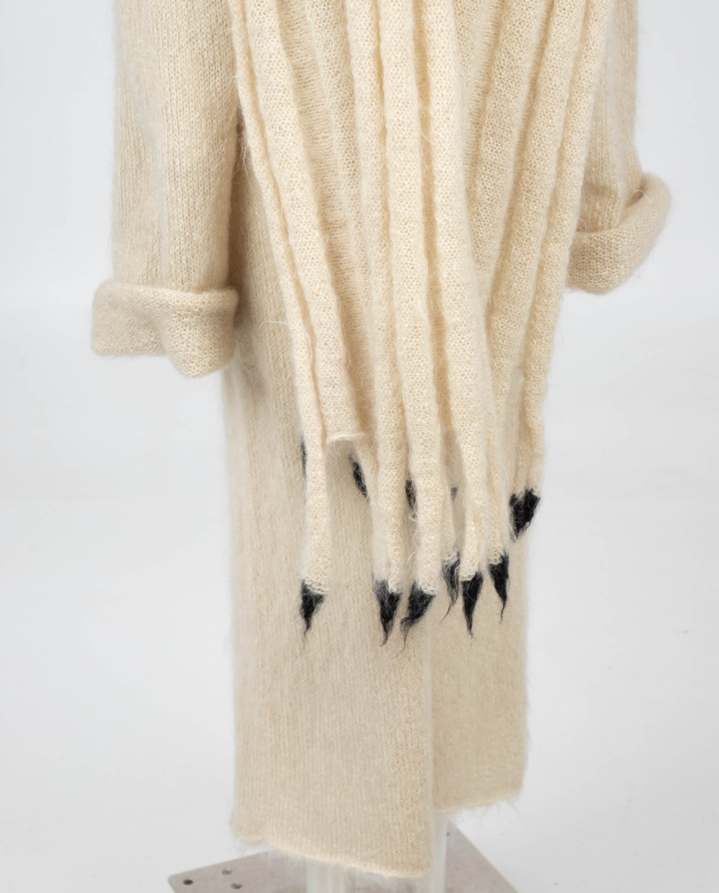 The Hand Knit Company Mohair Ermine Scarf Circa 80s