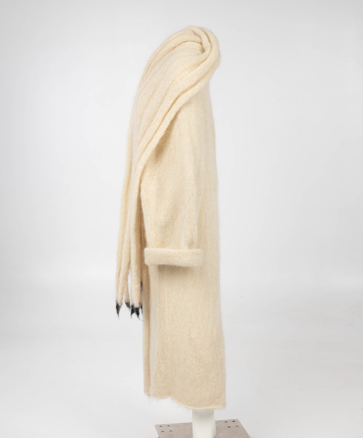 The Hand Knit Company Mohair Long Wool Coat
