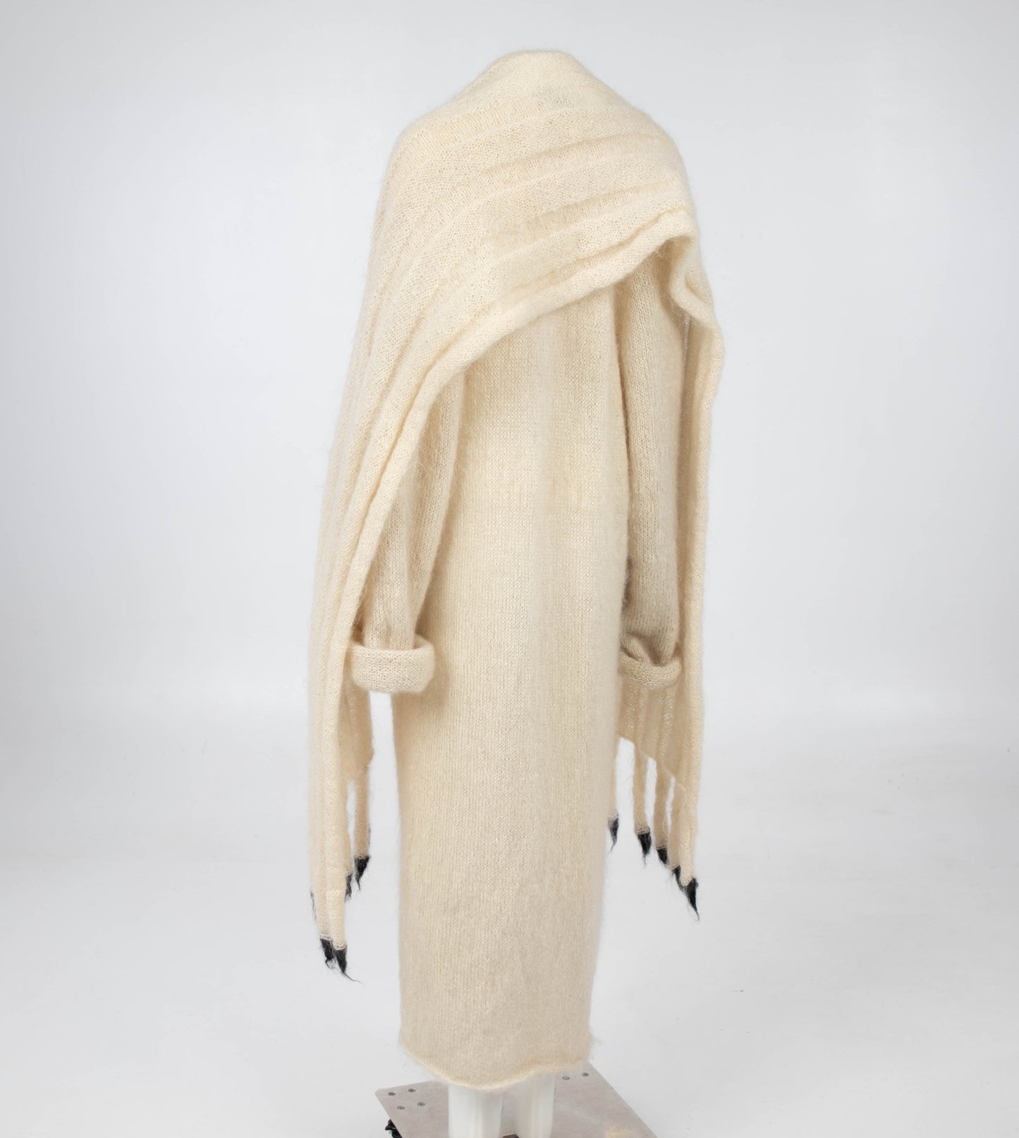 The Hand Knit Company Mohair Long Wool Coat
