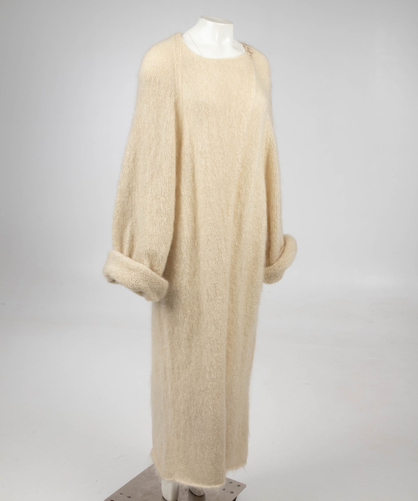 The Hand Knit Company Mohair Long Wool Coat