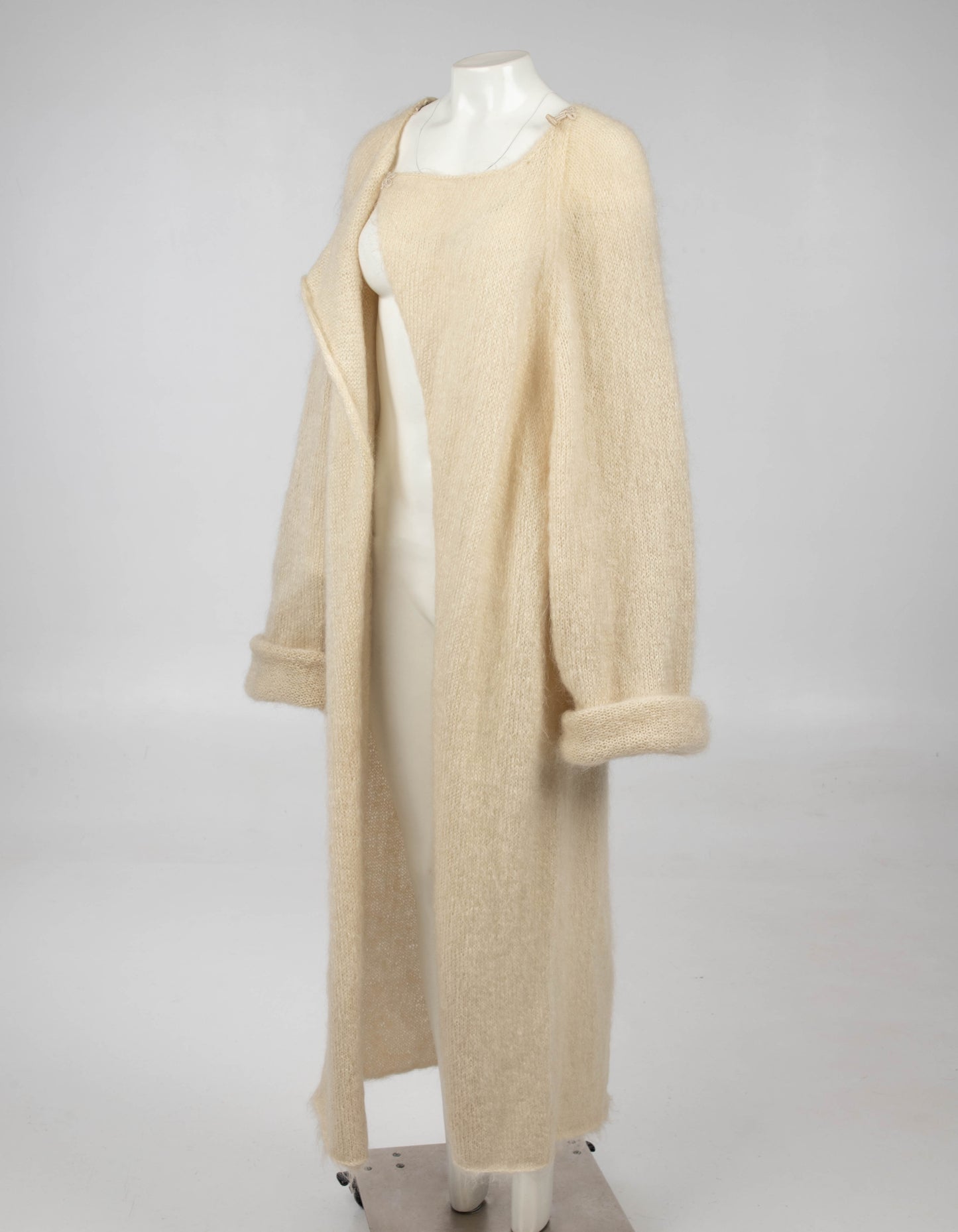 The Hand Knit Company Mohair Long Wool Coat