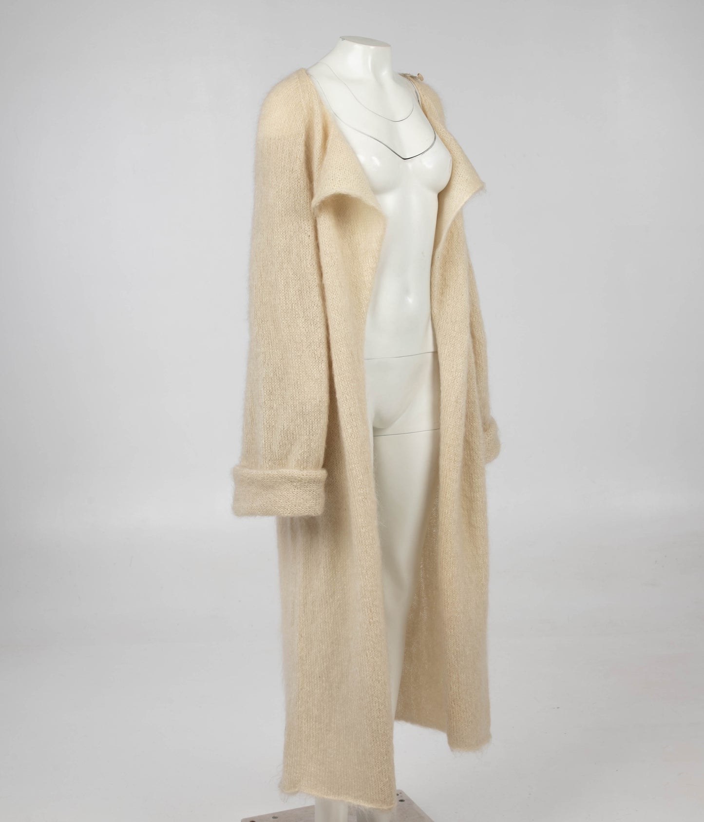 The Hand Knit Company Mohair Long Wool Coat