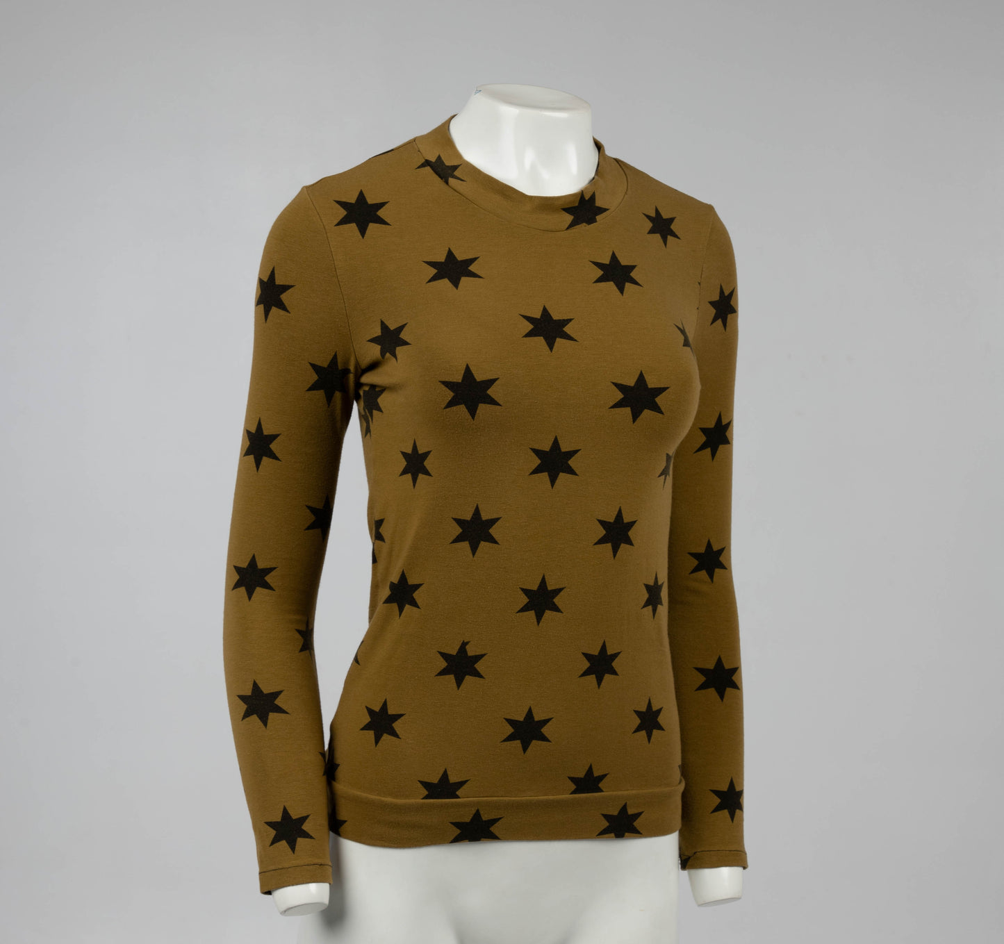 Pam Hogg 1990 Green Star Print Top