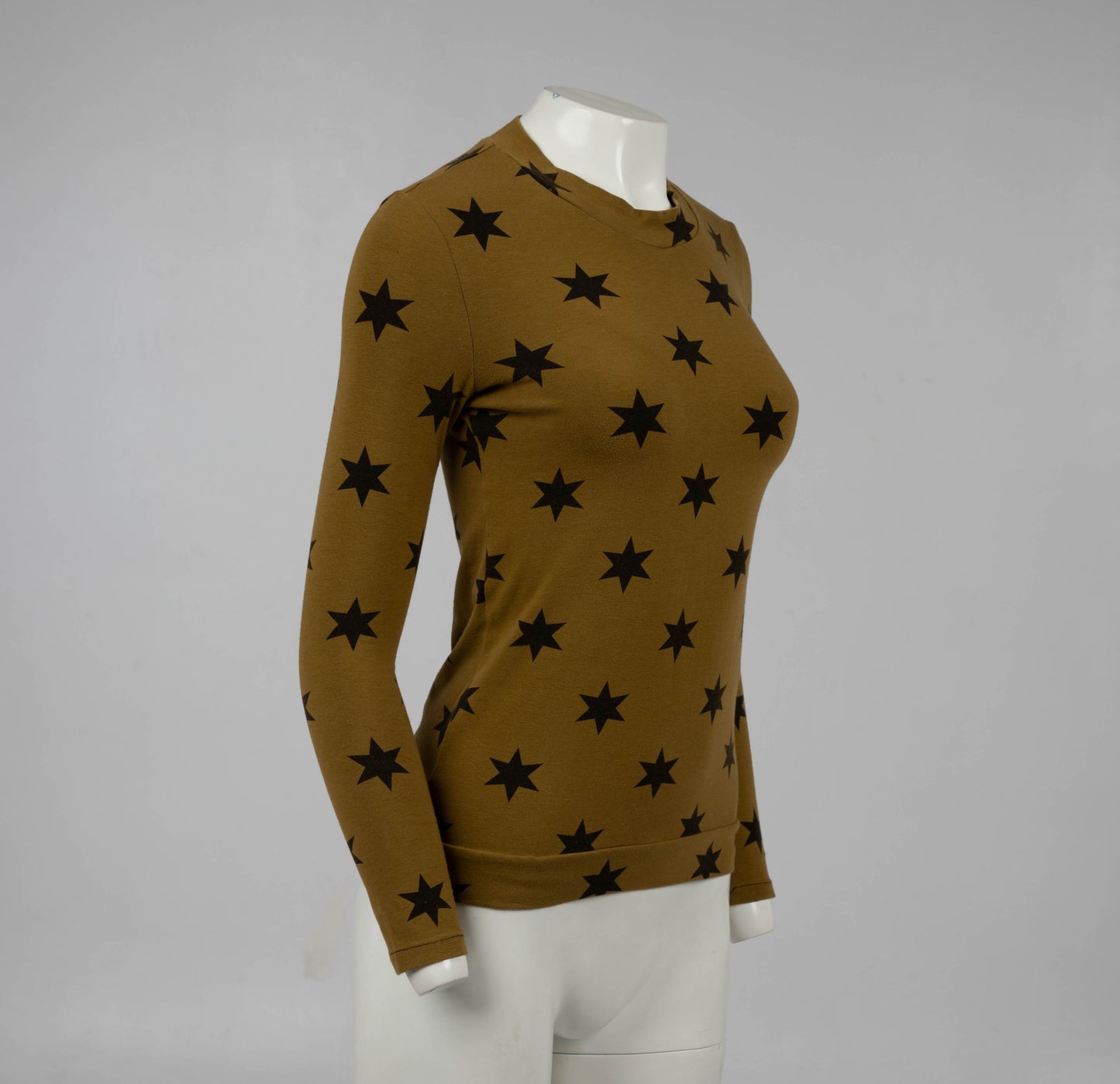 Pam Hogg 1990 Green Star Print Top