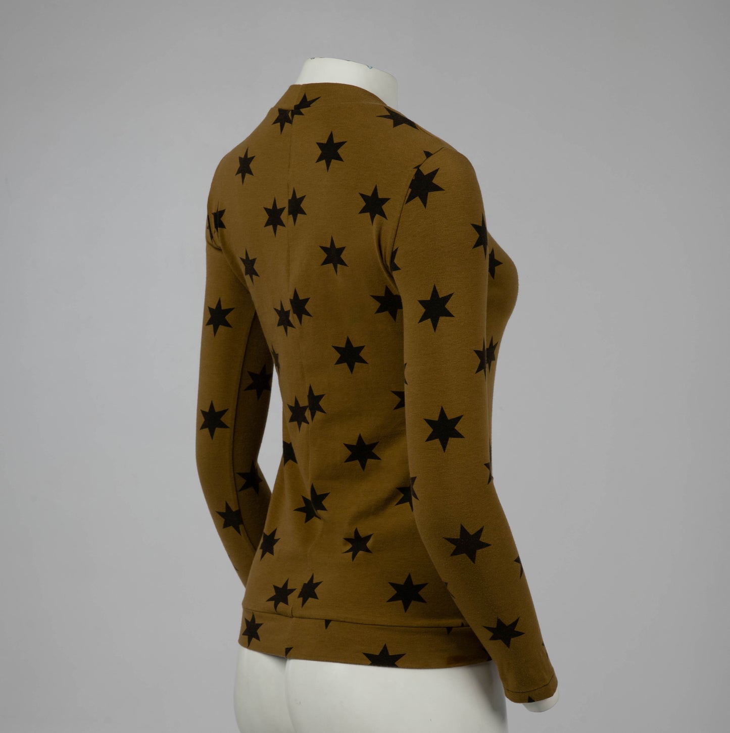 Pam Hogg 1990 Green Star Print Top