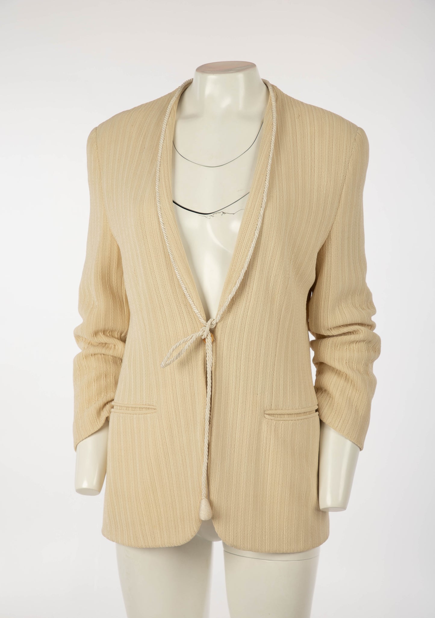 Giorgio Armani S/S 1994 Jacket with Cord Closure