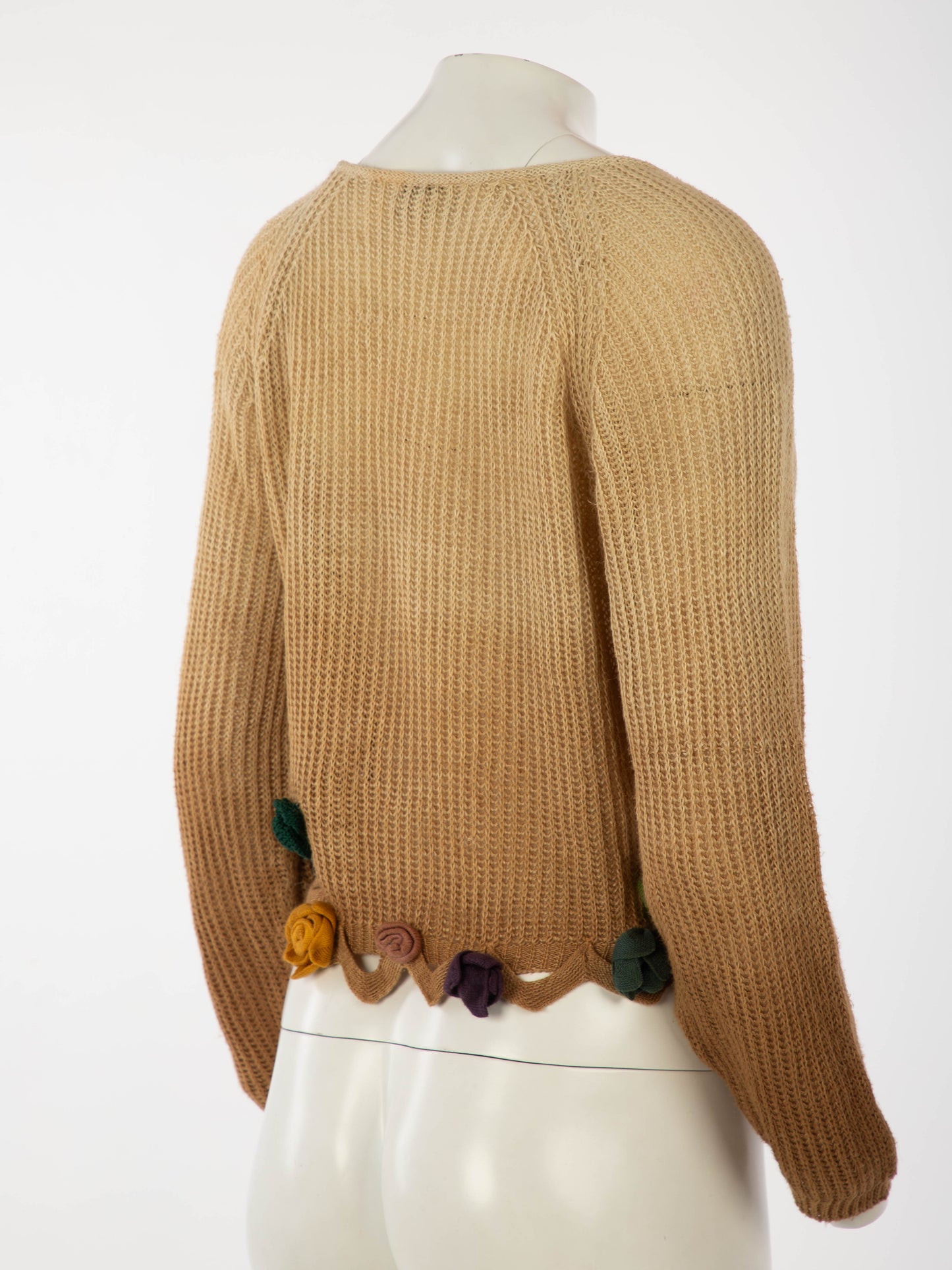 Cerini Ombre Jumper with Flower Applique