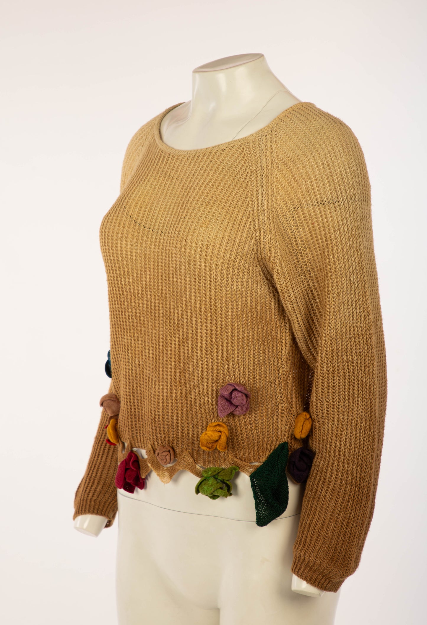 Cerini Ombre Jumper with Flower Applique