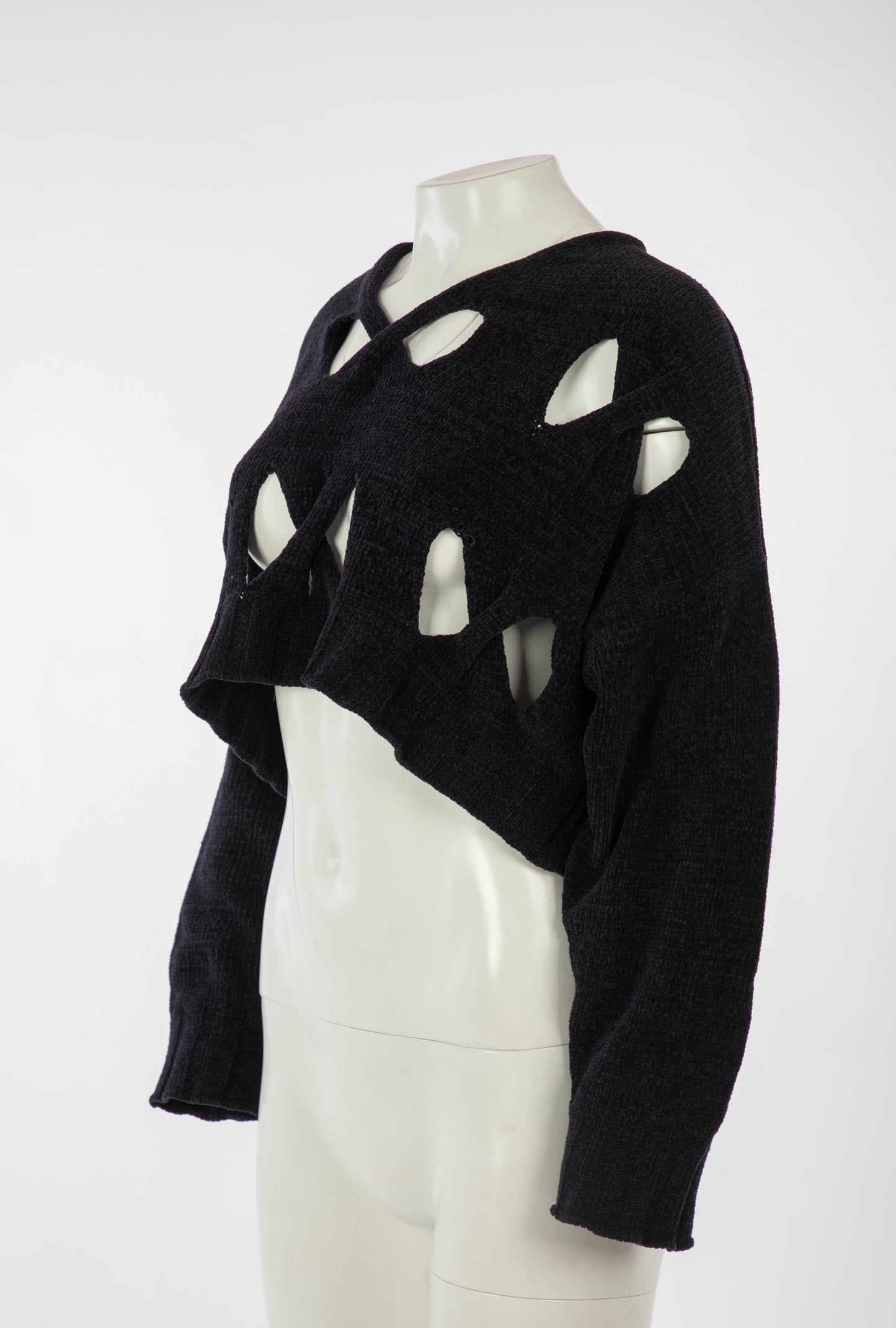 Piano Piano Dolce Carlotta Cropped Chenile Jumper