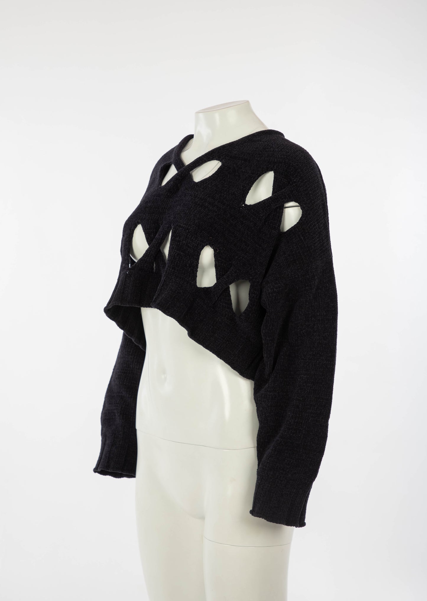 Piano Piano Dolce Carlotta Cropped Chenile Jumper
