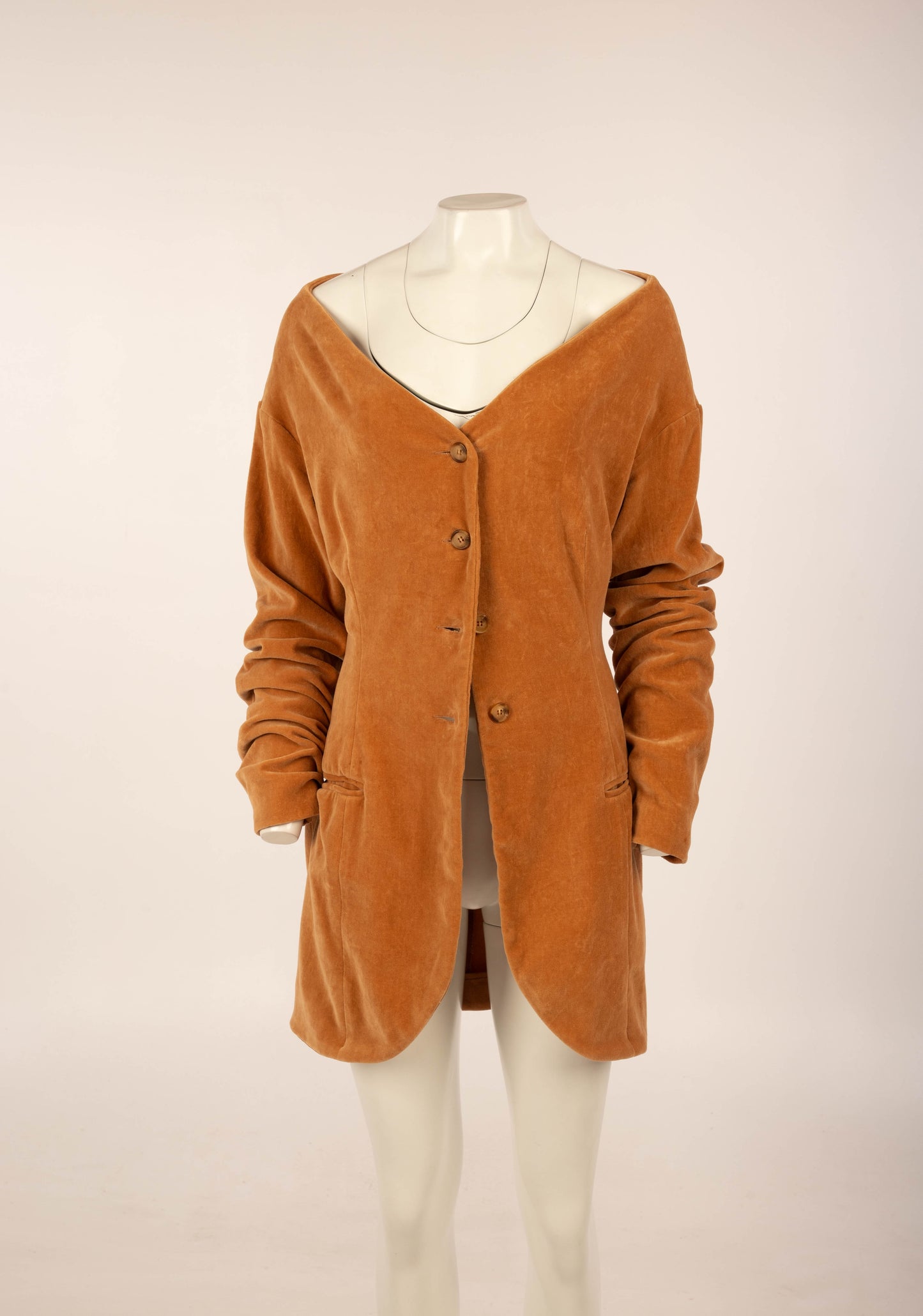 Dolce & Gabbana Off Shoulder Velvet Jacket