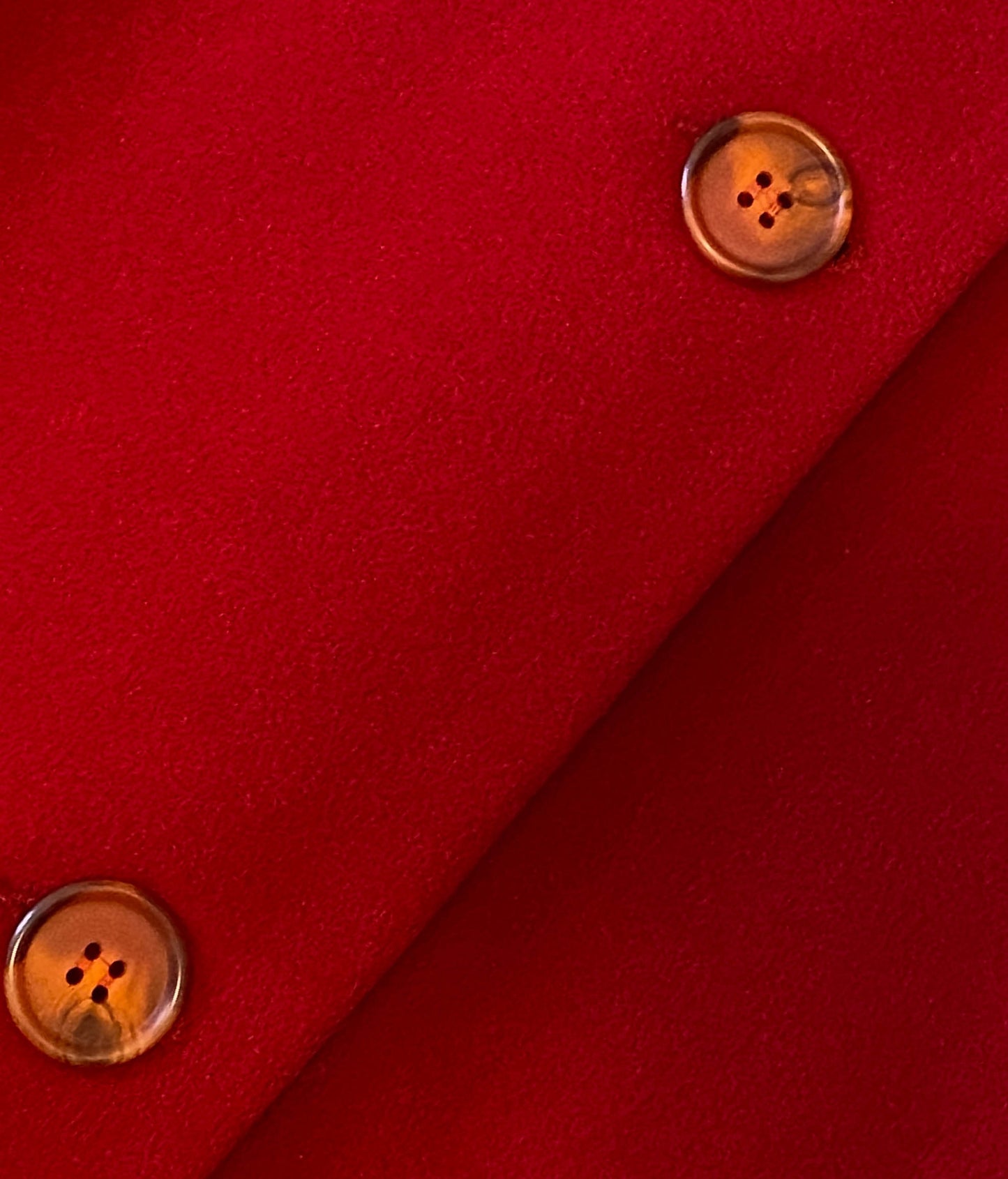 Dolce & Gabbana A/W 1990 Red Pointed Collar Coat