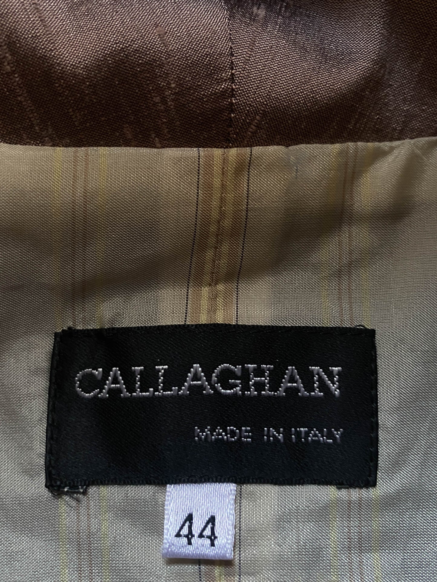 Callaghan Romeo Gigli Era Dusky Pink Silk Shantung Vest Circa 80s