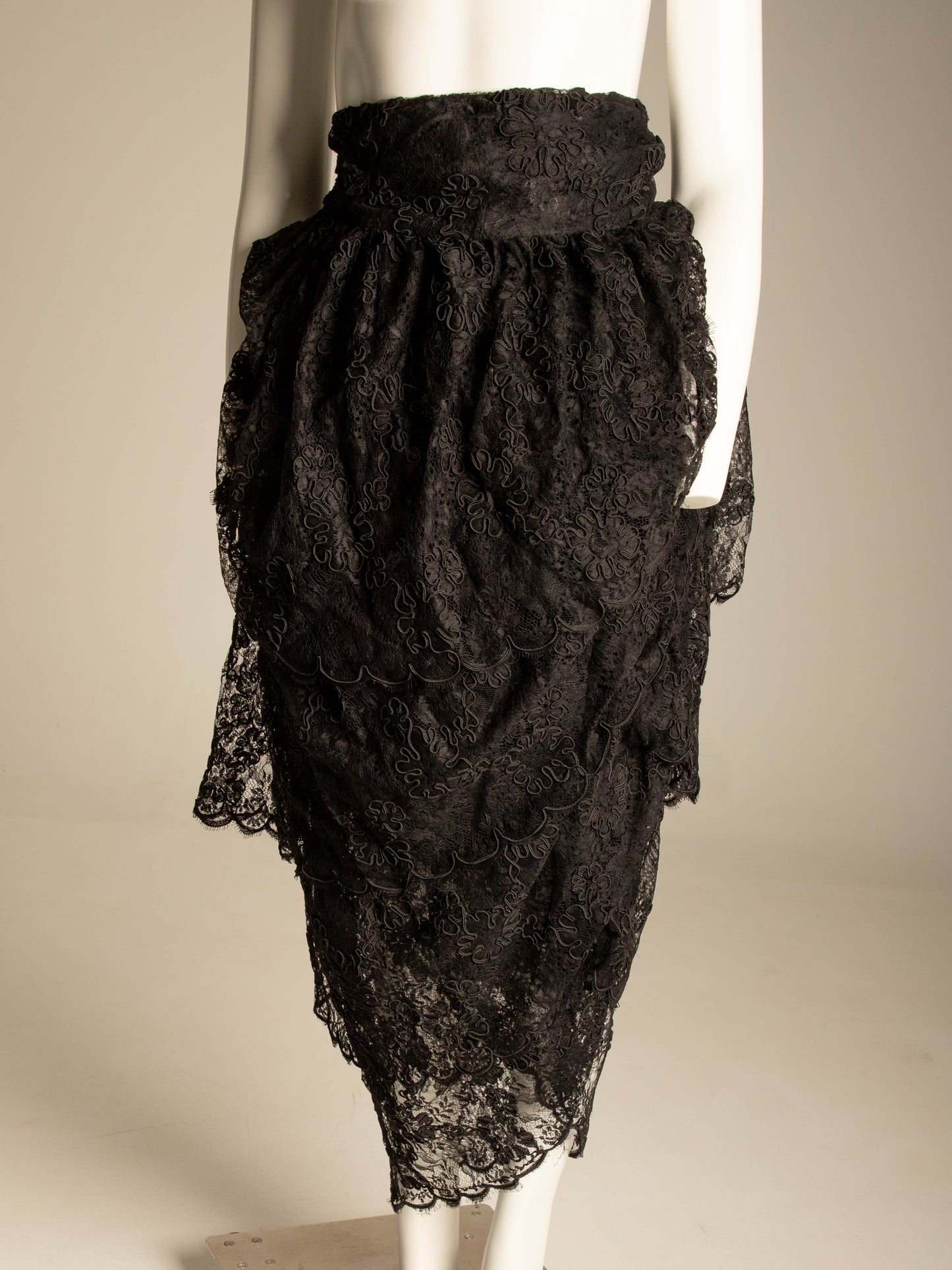 Callaghan Romeo Gigli Era Lace Cocoon Skirt