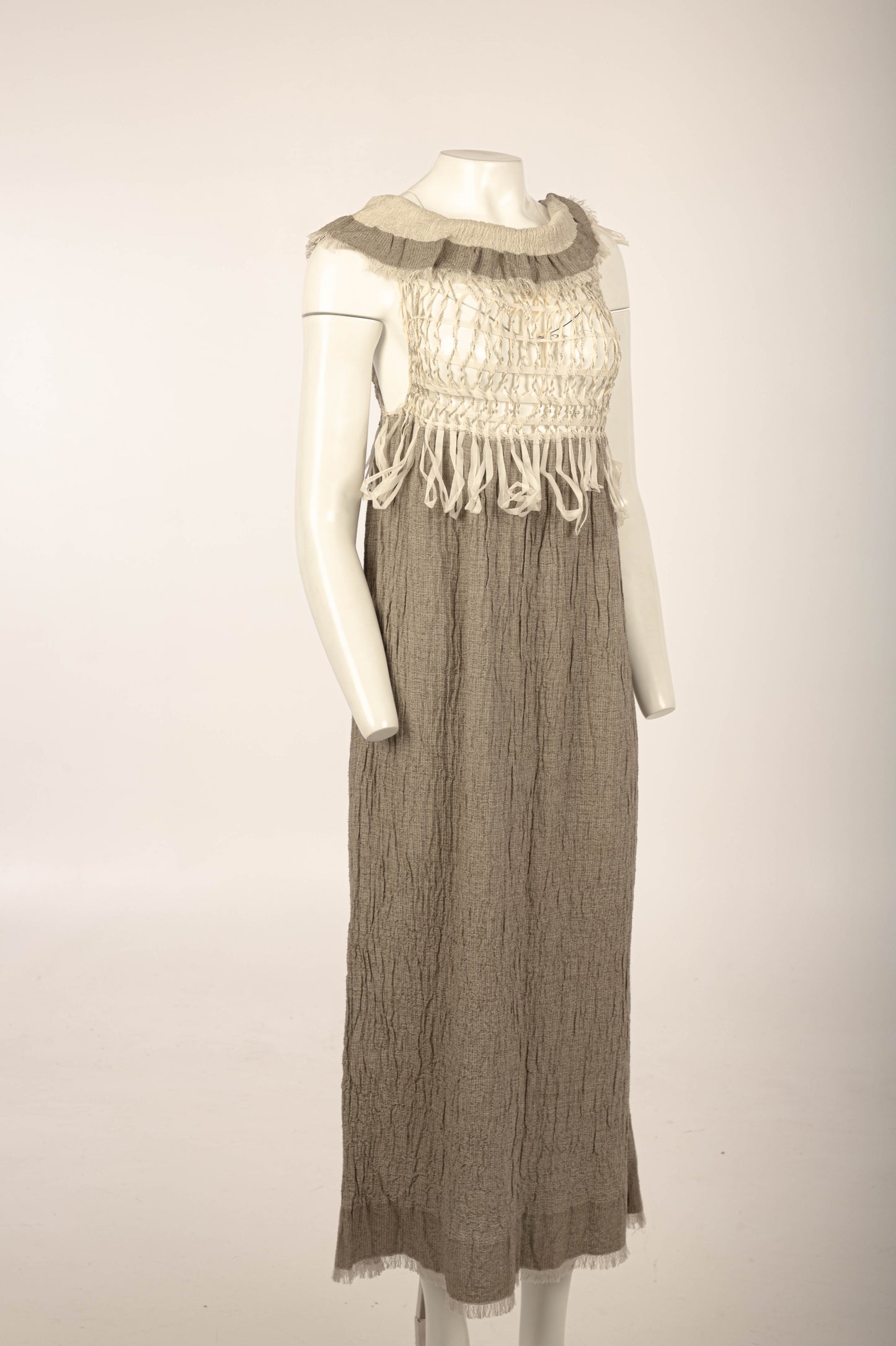 Akihiko Izukura Hand Dyed Hand Woven Organic Silk Dress